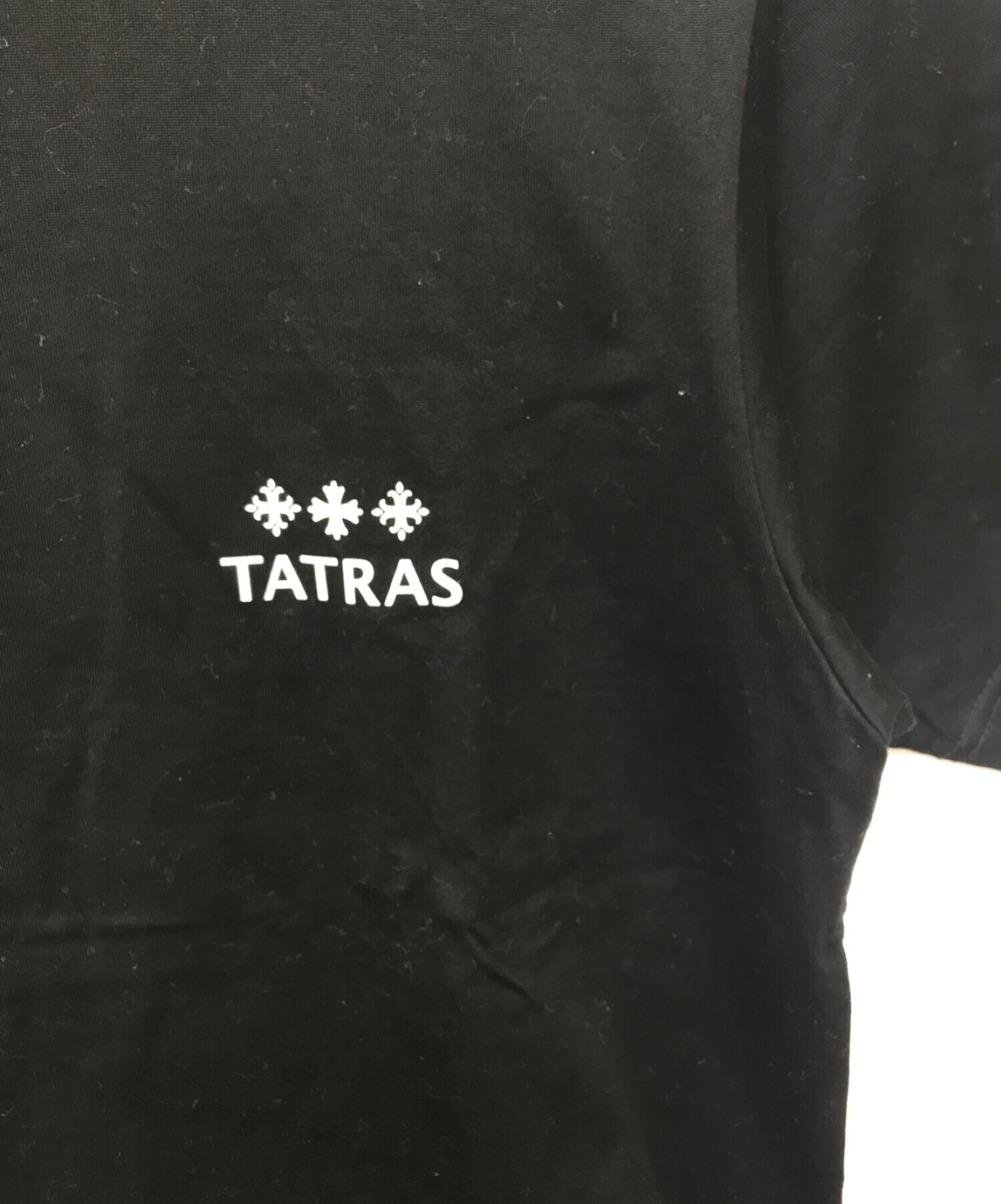 中古・古着通販】TATRAS (タトラス) プリントTシャツ ブラック サイズ