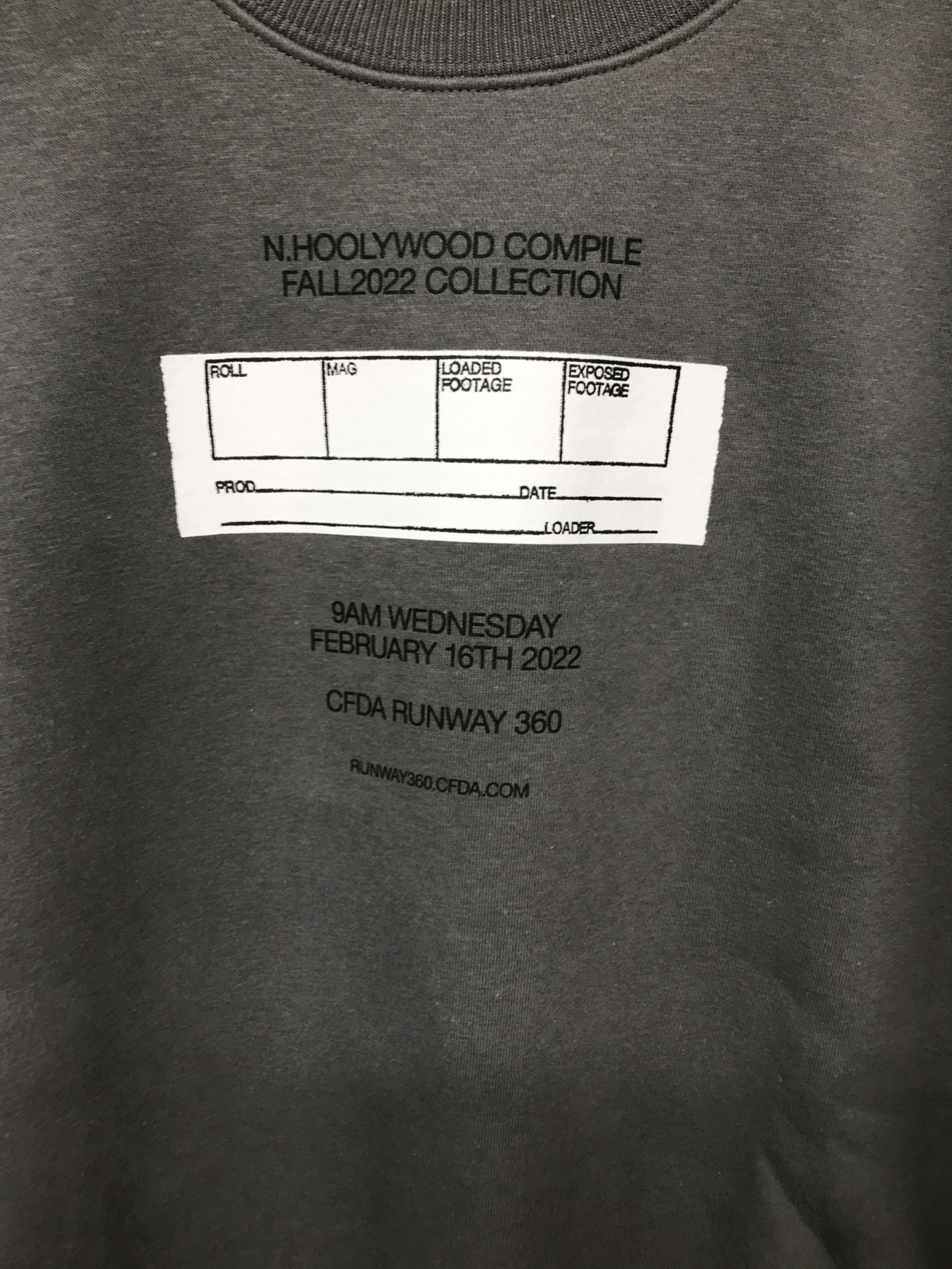 中古・古着通販】N.HOOLYWOOD (エヌ ハリウッド) CREWNECK SWEATSHIRT