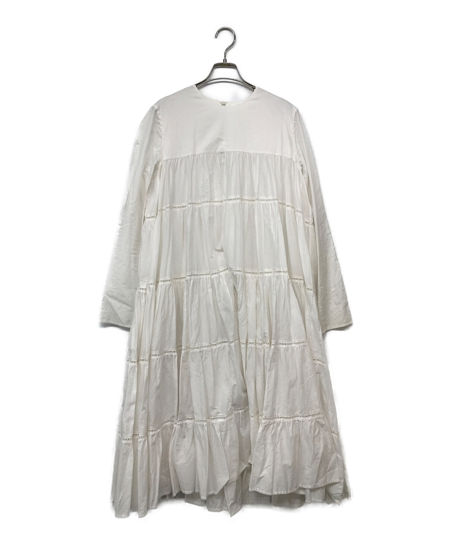 merlette (マーレット) ティアードチュニックドレス ホワイト サイズ:xs