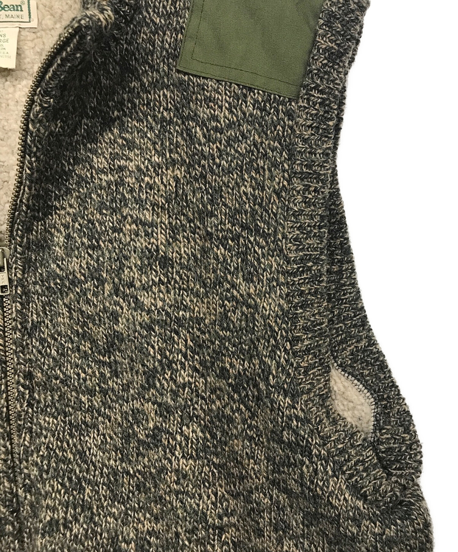 中古・古着通販】L.L.Bean (エルエルビーン) ヴィンテージニットベスト