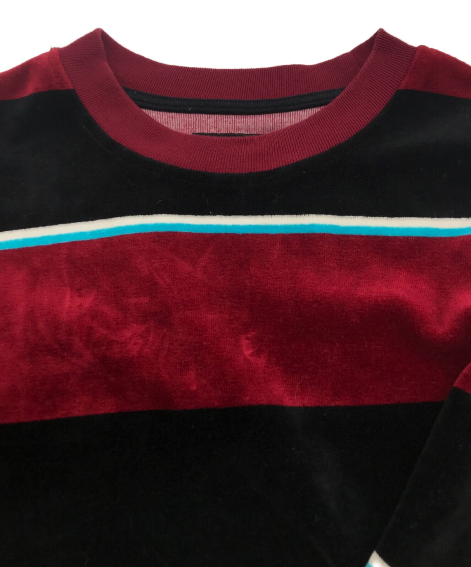 中古・古着通販】stussy (ステューシー) Velour Stripe Tee