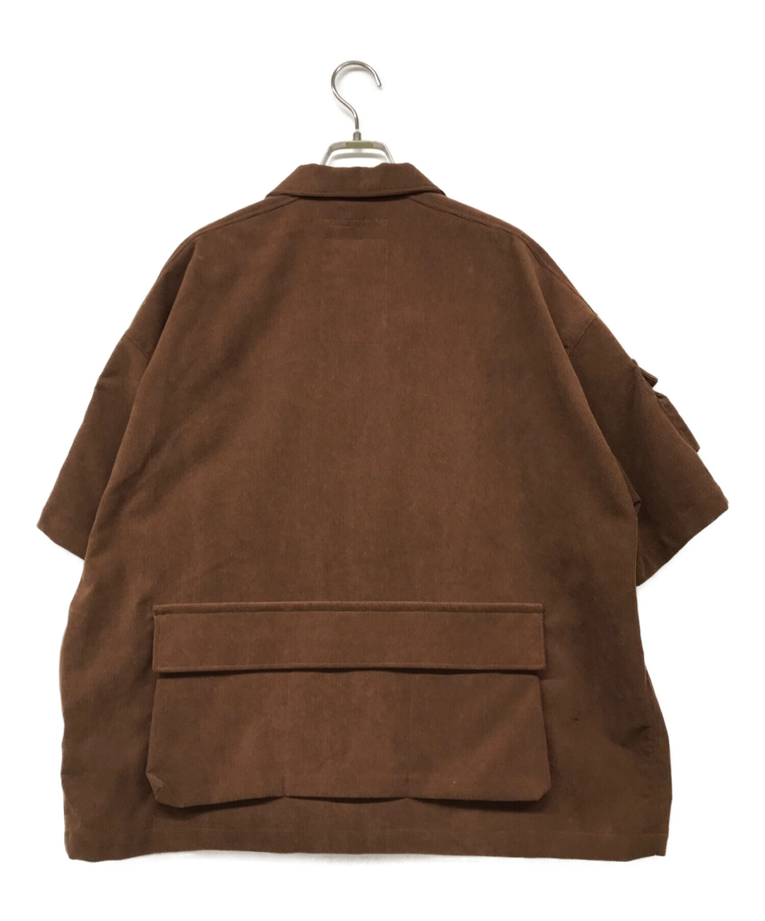 F/CE. (エフシーイー) digawel (ディガウェル) 7 Pockets Corduroy S/S Shirt ブラウン サイズ:L
