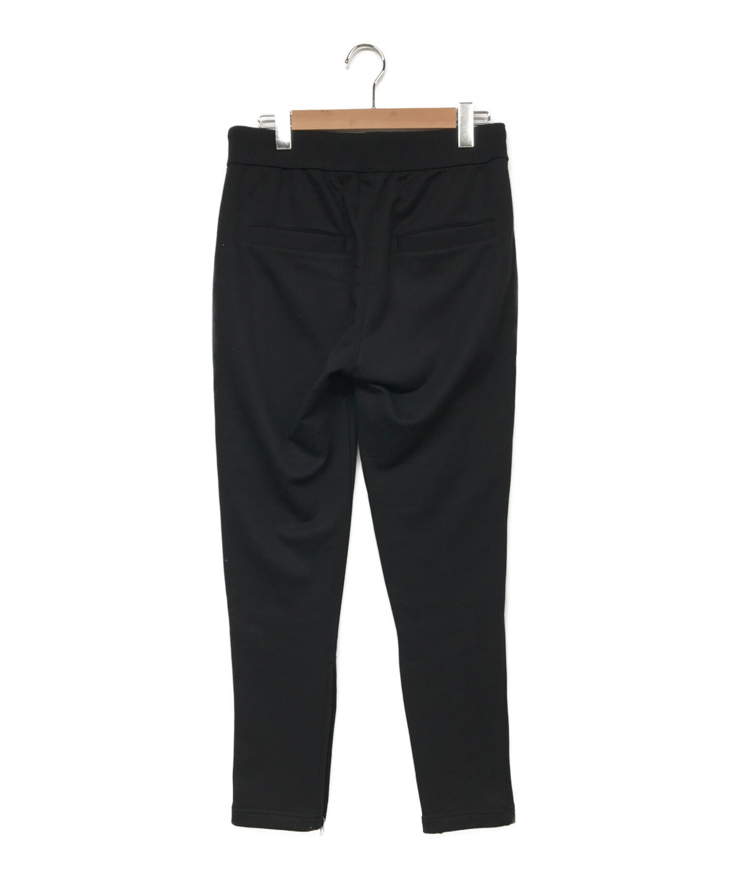 SY32 by SWEET YEARS (エスワイサーティトゥバイスィートイヤーズ) BASIC SWEAT ZIP  PANTS/ベーシックスウェットジップパンツ ブラック サイズ:Ｍ