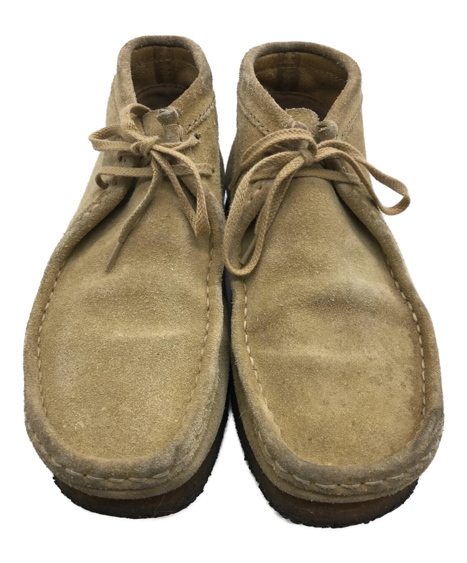 中古・古着通販】CLARKS (クラークス) ワラビーブーツ ベージュ サイズ