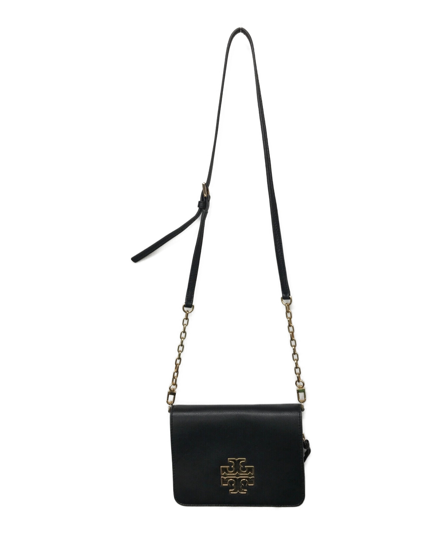 TORY BURCH (トリーバーチ) BRITTEN COMBO CROSS BODY/ブリテンコンボクロスボディ ブラック