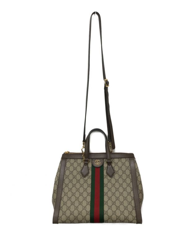 中古・古着通販】GUCCI (グッチ) オフィディアGG ミディアム トートバッグ ベージュ｜ブランド・古着通販 トレファク公式【TREFAC  FASHION】スマホサイト