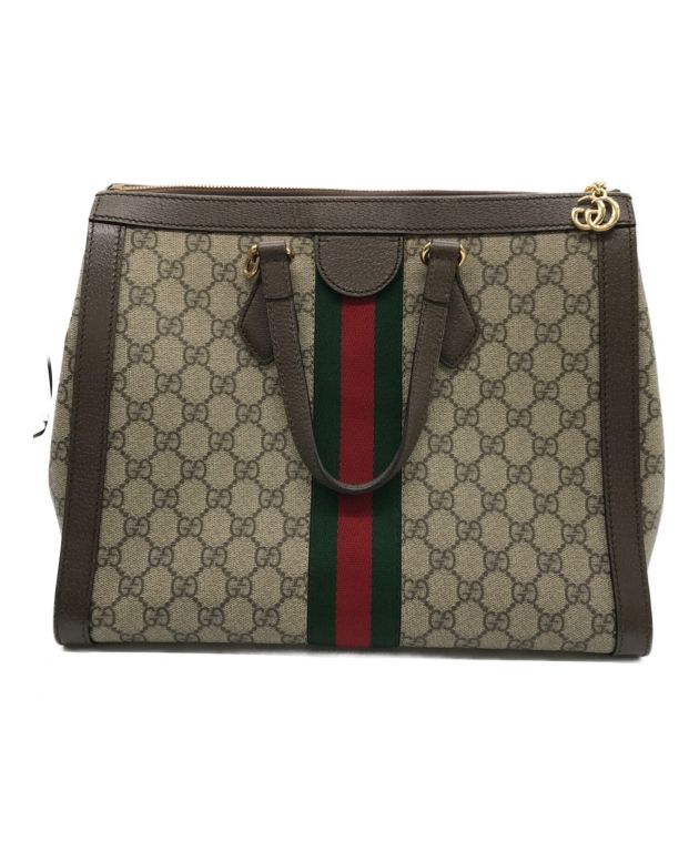 中古・古着通販】GUCCI (グッチ) オフィディアGG ミディアム トートバッグ ベージュ｜ブランド・古着通販 トレファク公式【TREFAC  FASHION】スマホサイト