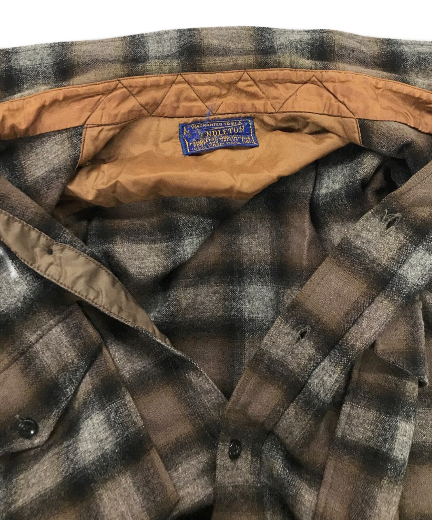 中古・古着通販】PENDLETON (ペンドルトン) 50`Sオンブレチェック