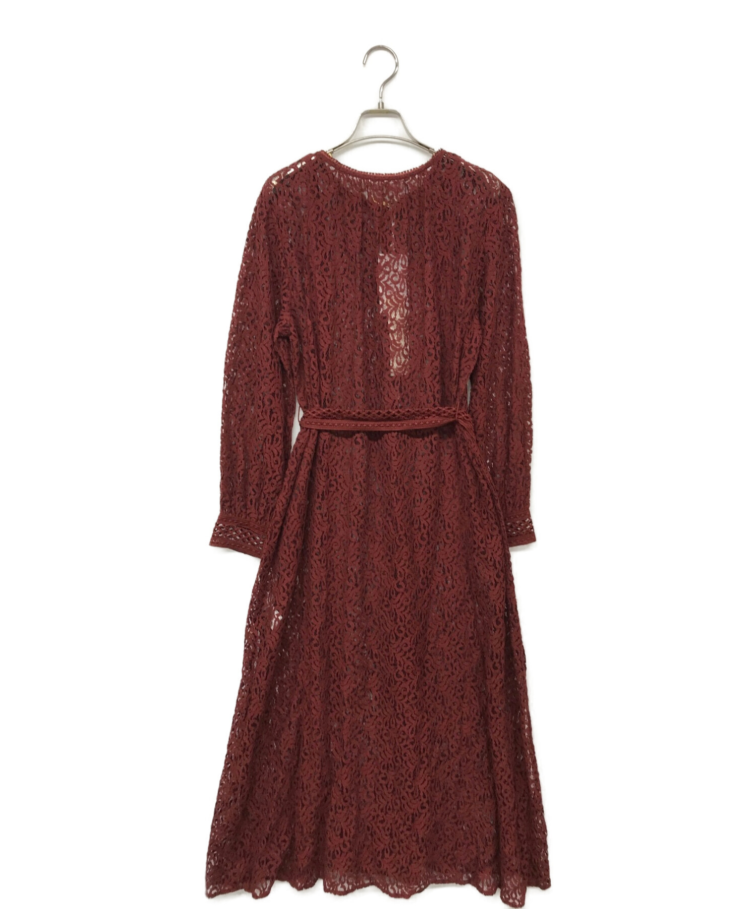 中古・古着通販】ne quittez pas (ヌキテパ) LACE FABRIC DRESS/レース ...