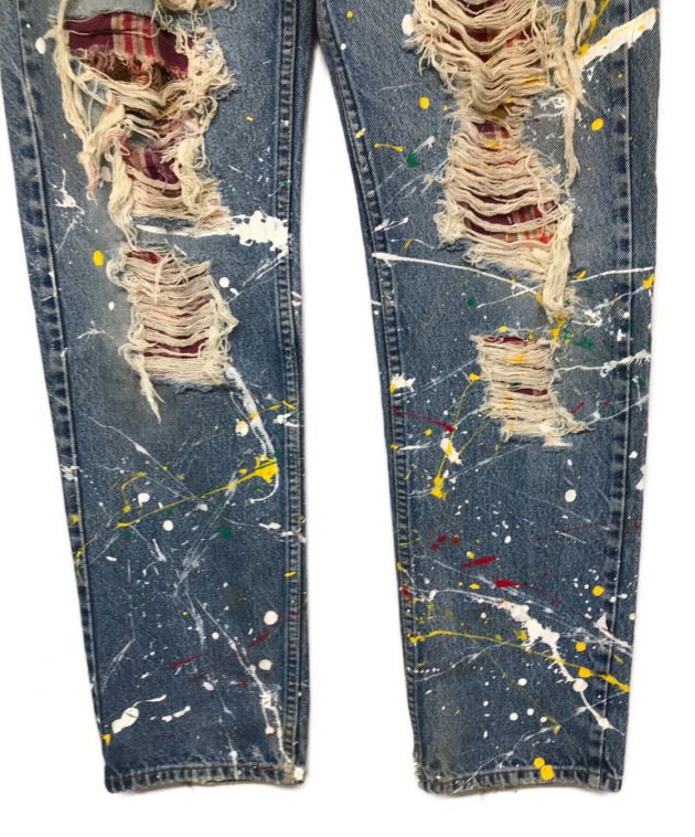 【中古・古着通販】LEVI'S (リーバイス) リメイクデニムパンツ ...