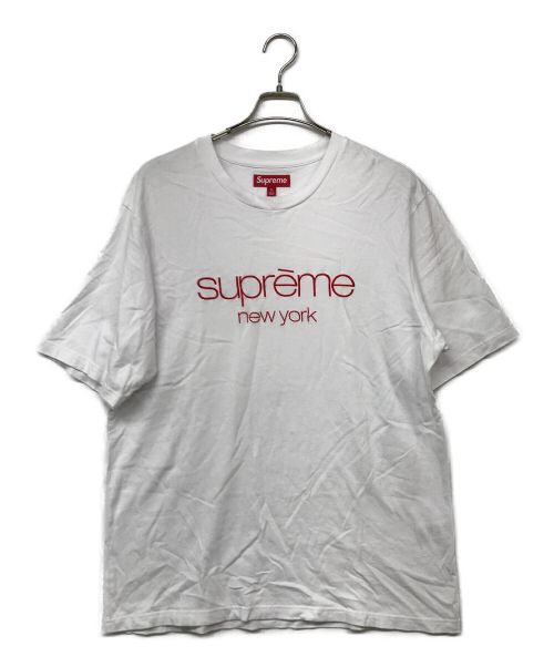 中古・古着通販】SUPREME (シュプリーム) Classic Logo S/S ホワイト 