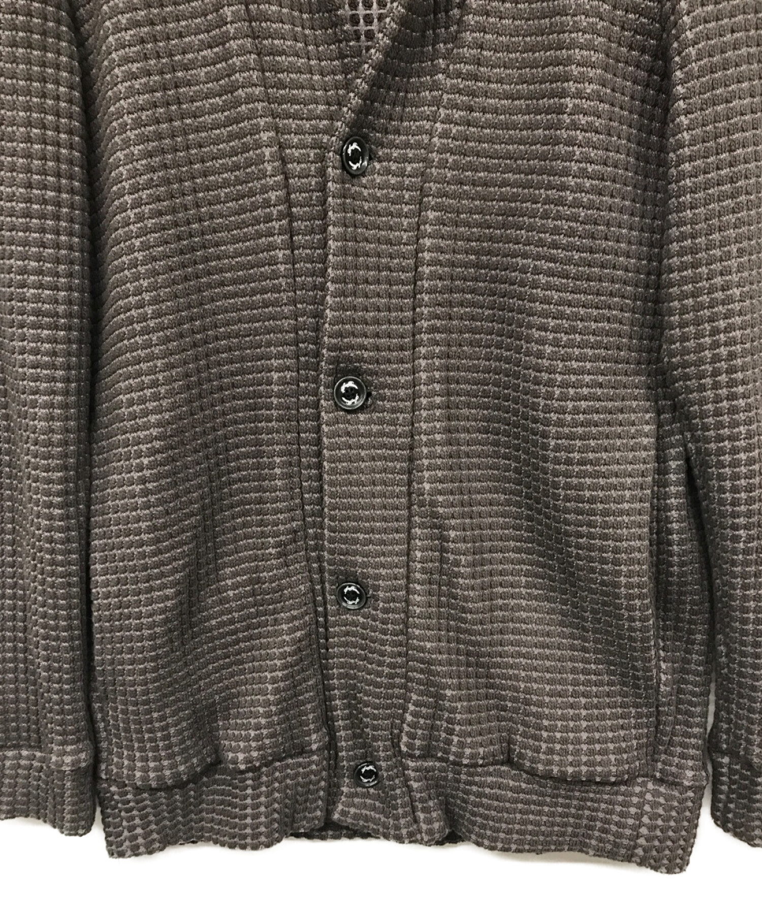 中古・古着通販】Seagreen (シーグリーン) BIG WAFFLE Cardigan/ビッグ