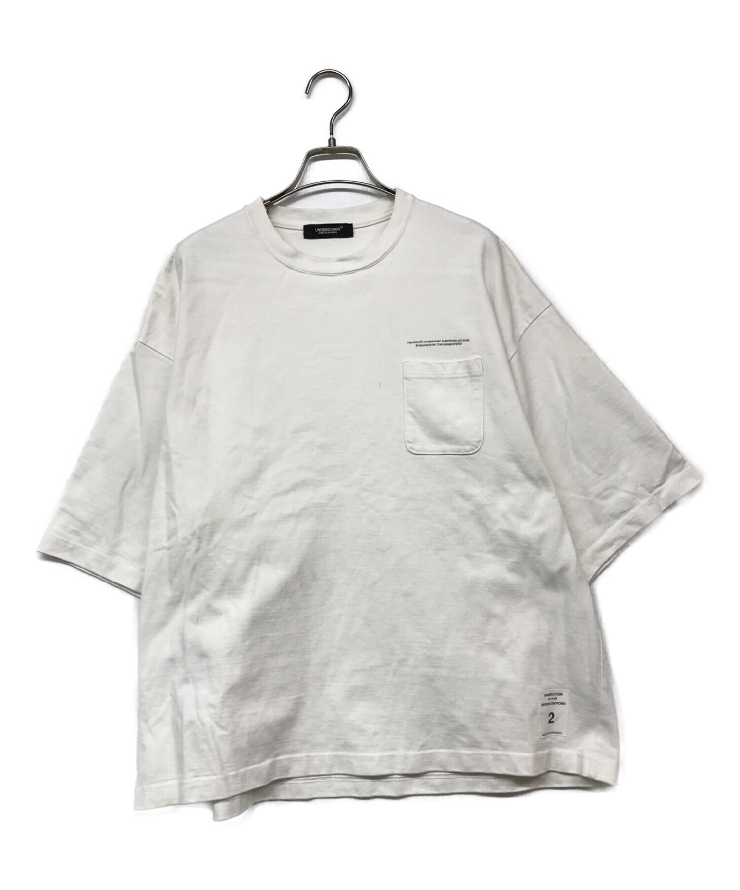 UNDERCOVER (アンダーカバー) ポケットTシャツ ホワイト サイズ:M