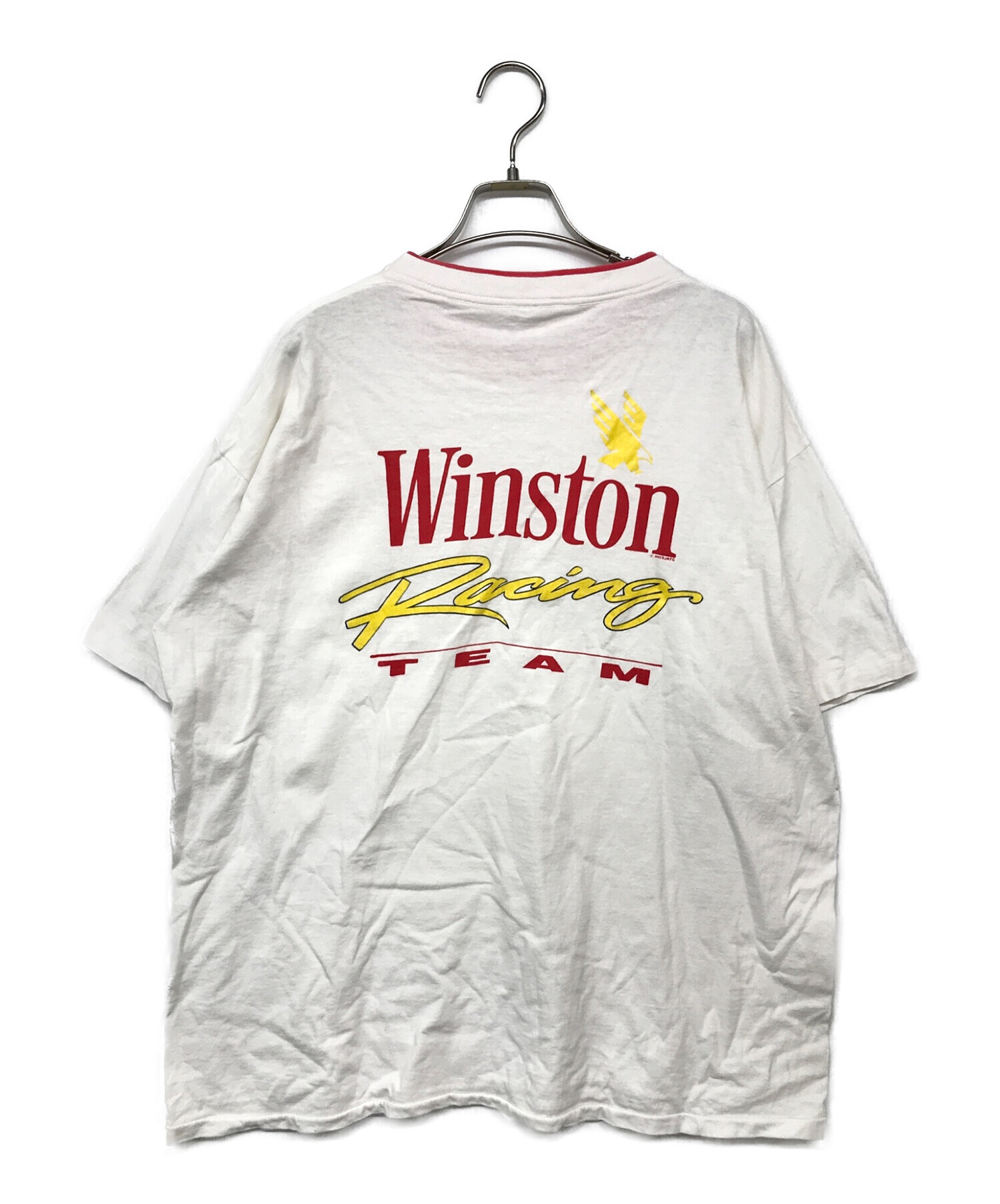 WINSTON Racing team (ウィンストン・レーシング・チーム) ヴィンテージTシャツ ホワイト サイズ:XL