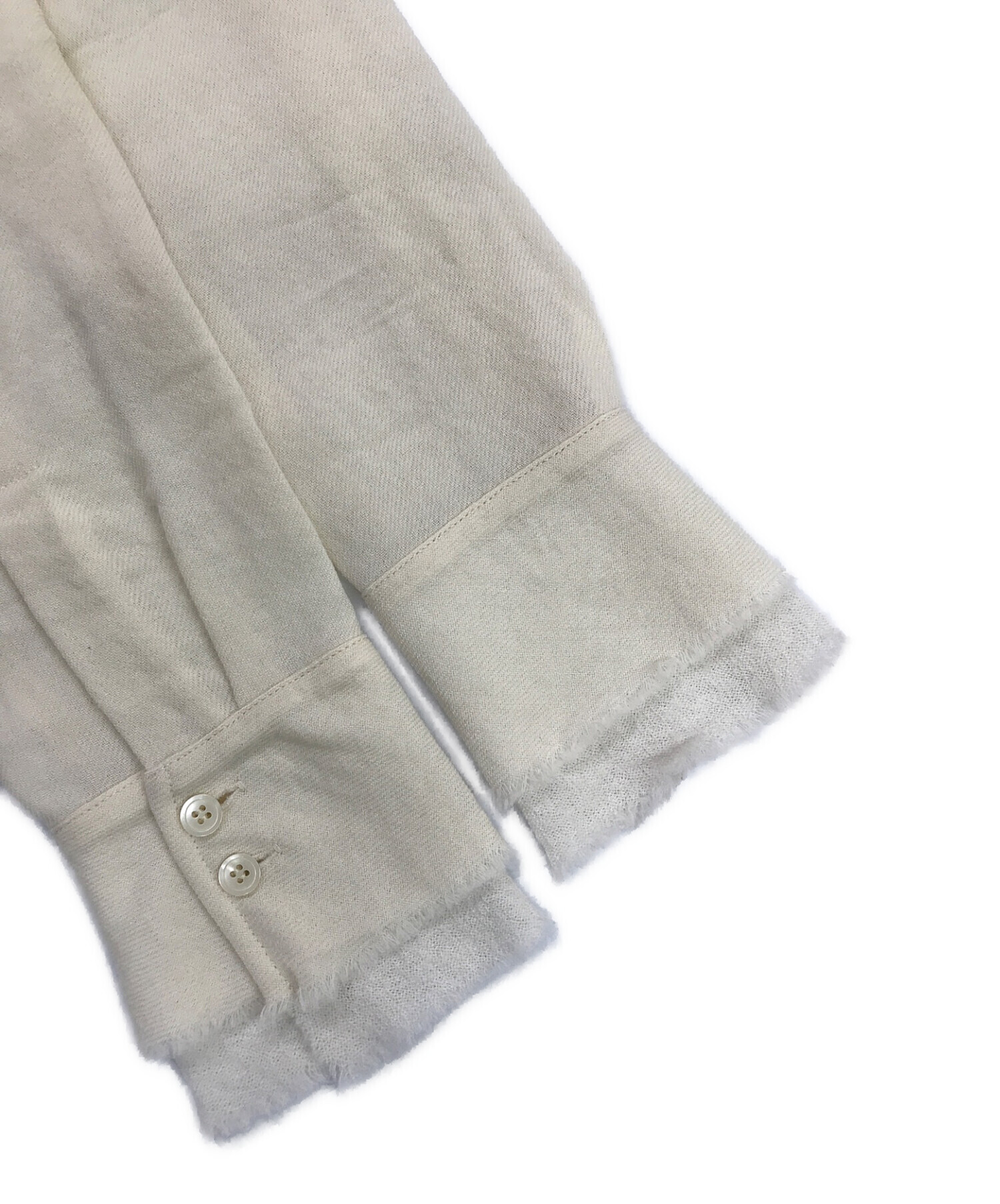 TODAYFUL (トゥデイフル) Wool Gauze Shirts/ウールガーゼシャツ アイボリー サイズ:F