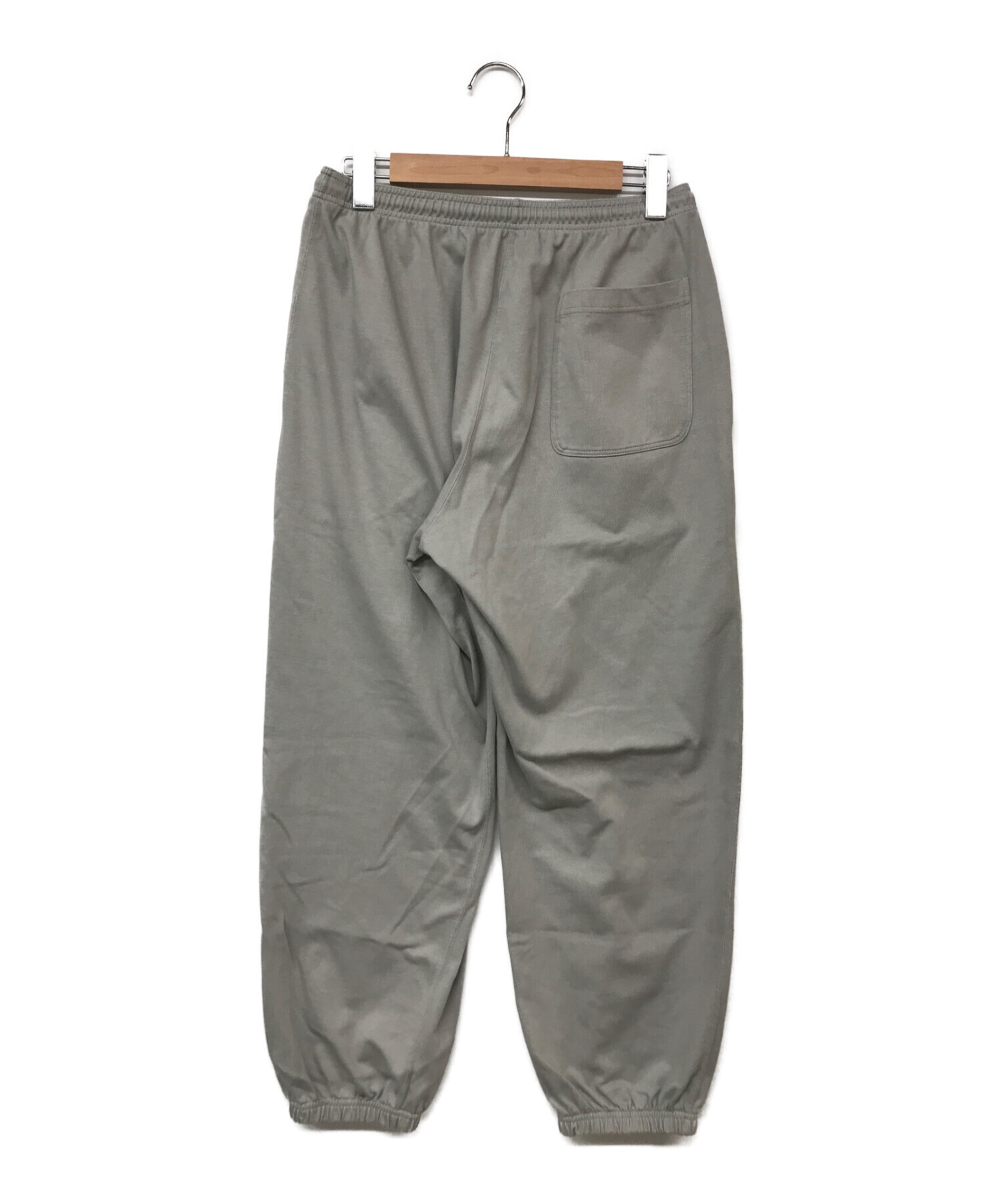 MARKA (マーカ) EASY PANTS WIDE - 20//1 recycle suvin organic cotton  knitイージーパンツワイド - 20//1　リサイクルスビンオーガニックコットンニット グレー サイズ:1