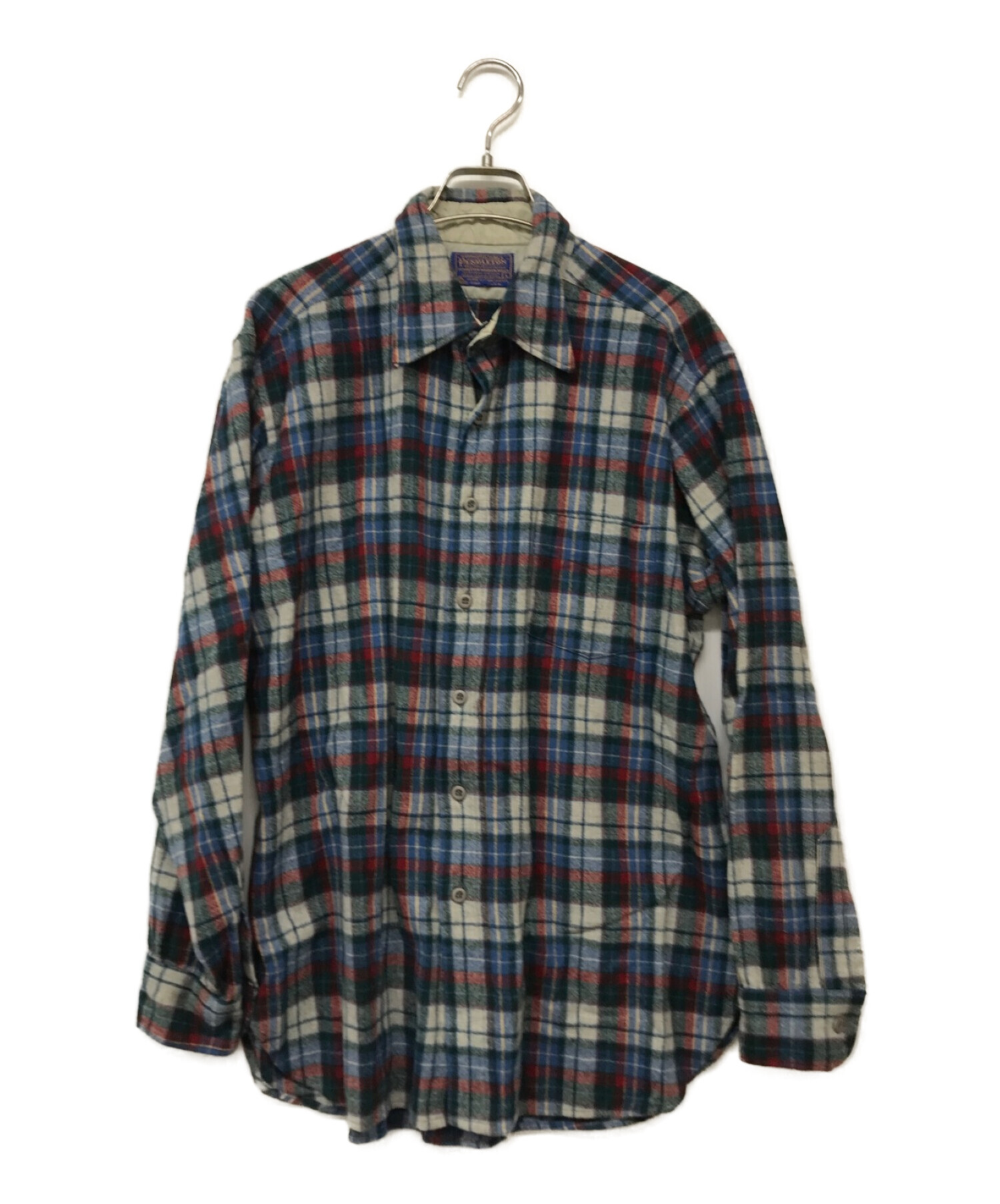 中古・古着通販】PENDLETON (ペンドルトン) ネルシャツ ブルー