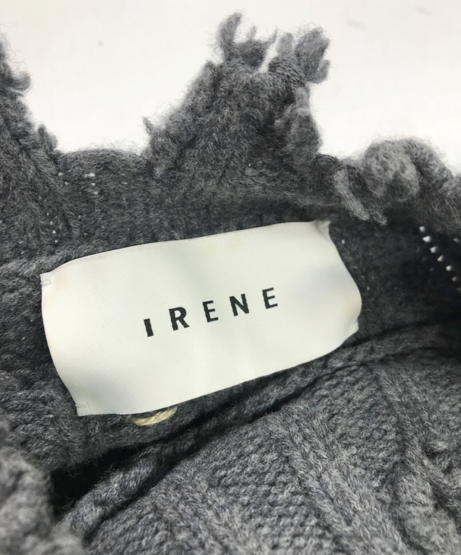 IRENE　アイレネ  Mix Cable Cropped Knit
