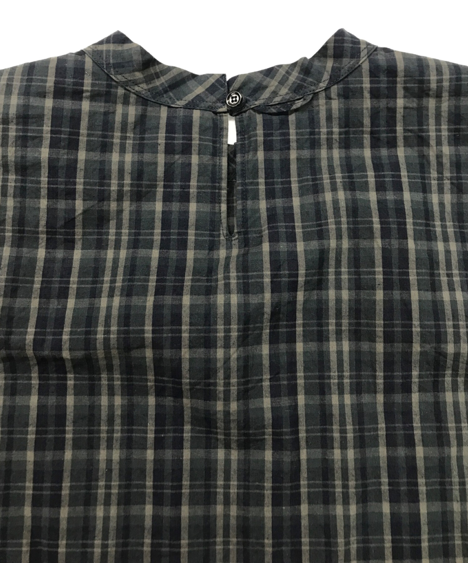 45R (フォーティーファイブアール) ダークマドラスのMシャツ グリーン サイズ:記載なし