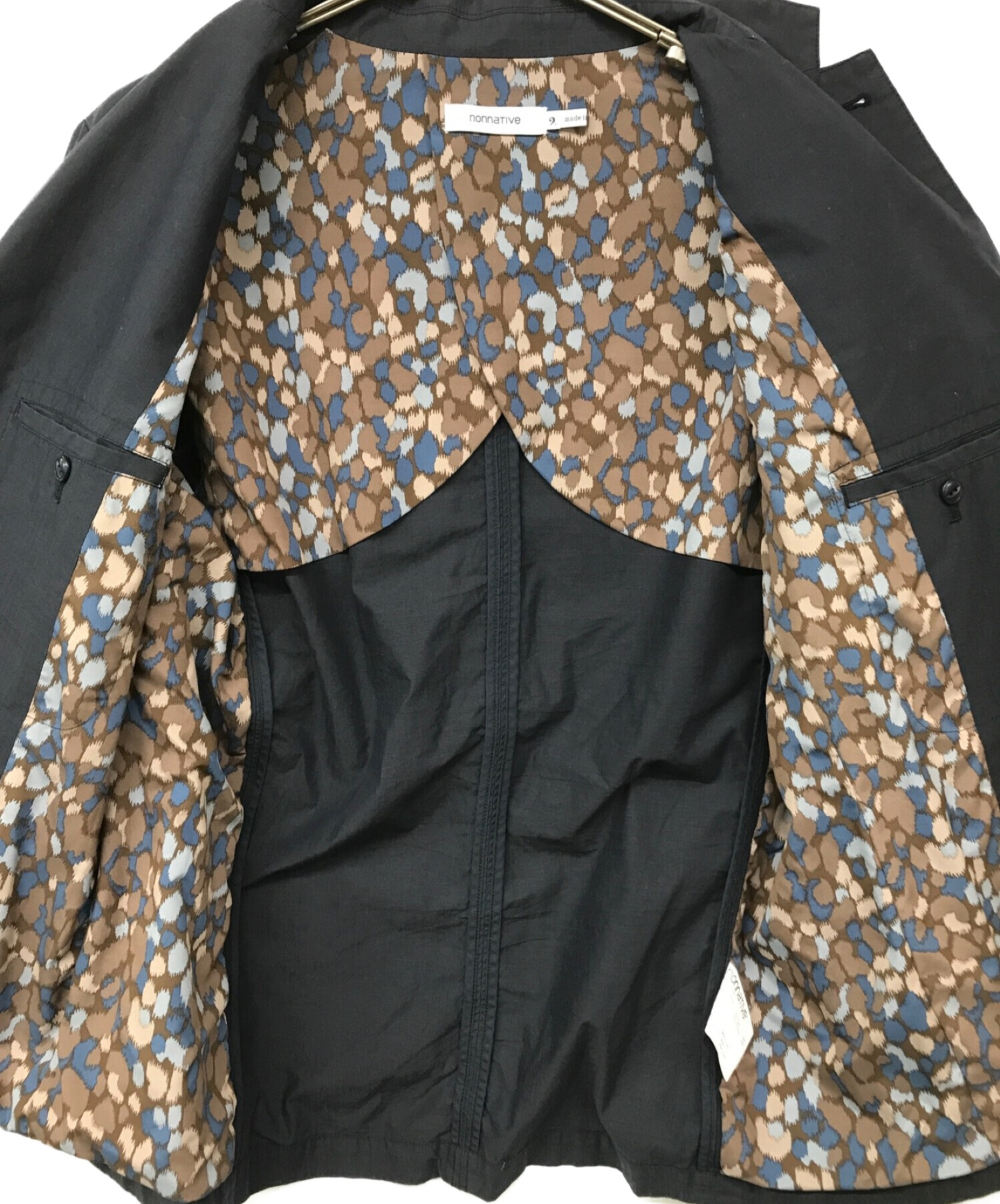 中古・古着通販】nonnative (ノンネイティブ) OFFICER 3B JACKET COTTON RIPSTOP/オフィサースリーボタン ジャケットコットンリップストップ ネイビー サイズ:2｜ブランド・古着通販 トレファク公式【TREFAC FASHION】スマホサイト