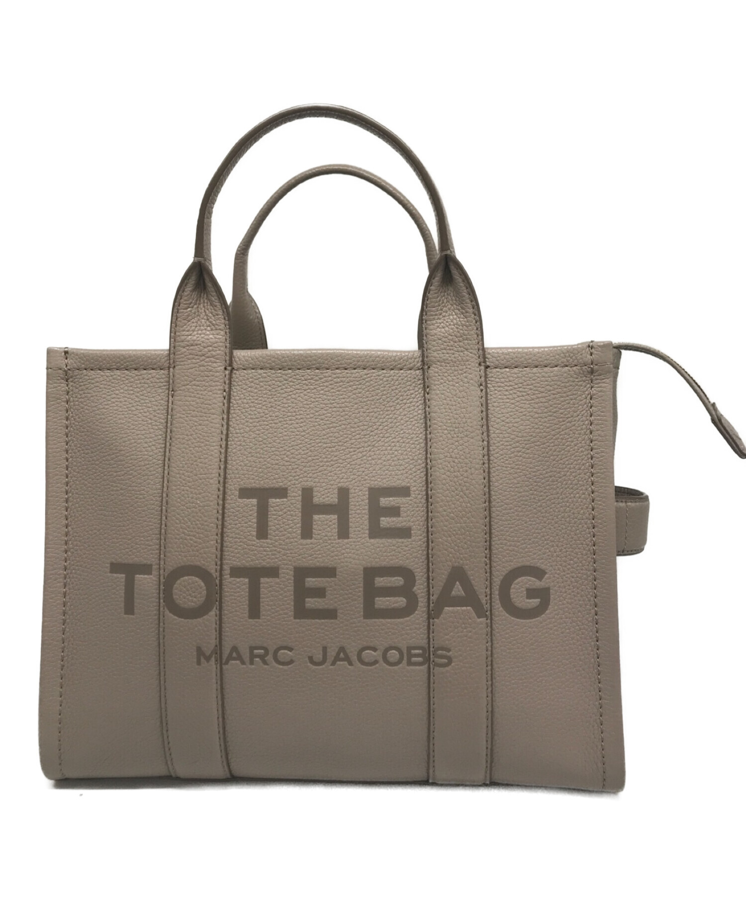 MARC JACOBS マークジェイコブス トートバッグ レザー ブラウンマーク