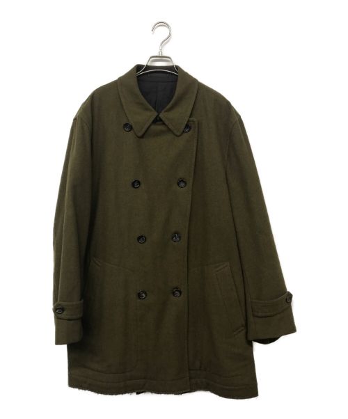 中古・古着通販】COMME des GARCONS HOMME PLUS (コムデギャルソンオムプリュス) 94AW/縮絨期/カットオフPコート  カーキ サイズ:M｜ブランド・古着通販 トレファク公式【TREFAC FASHION】スマホサイト