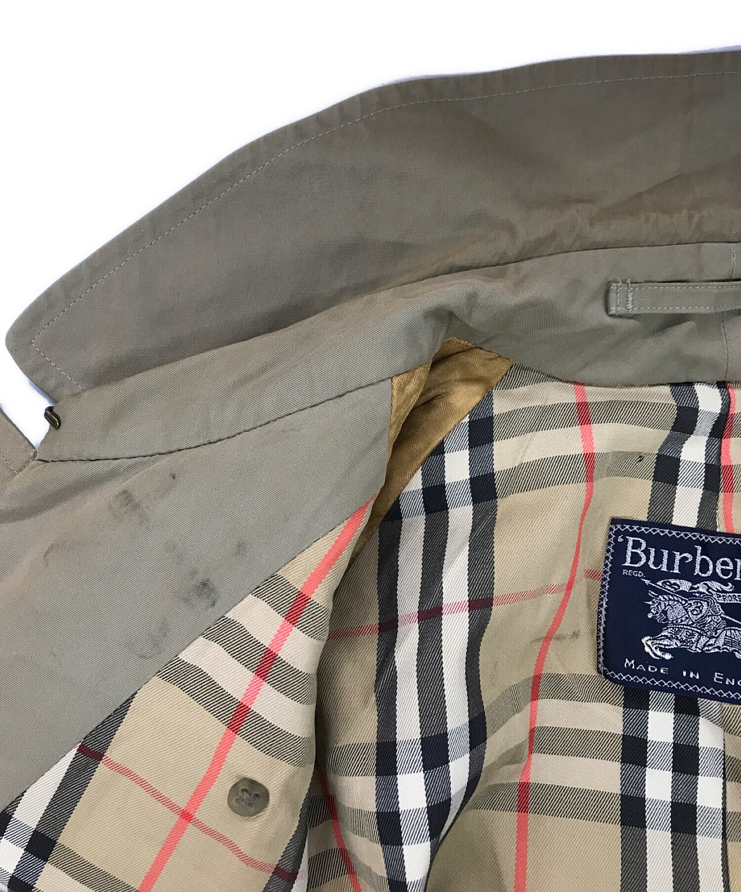 中古・古着通販】Burberry's (バーバリーズ) トレンチコート オリーブ