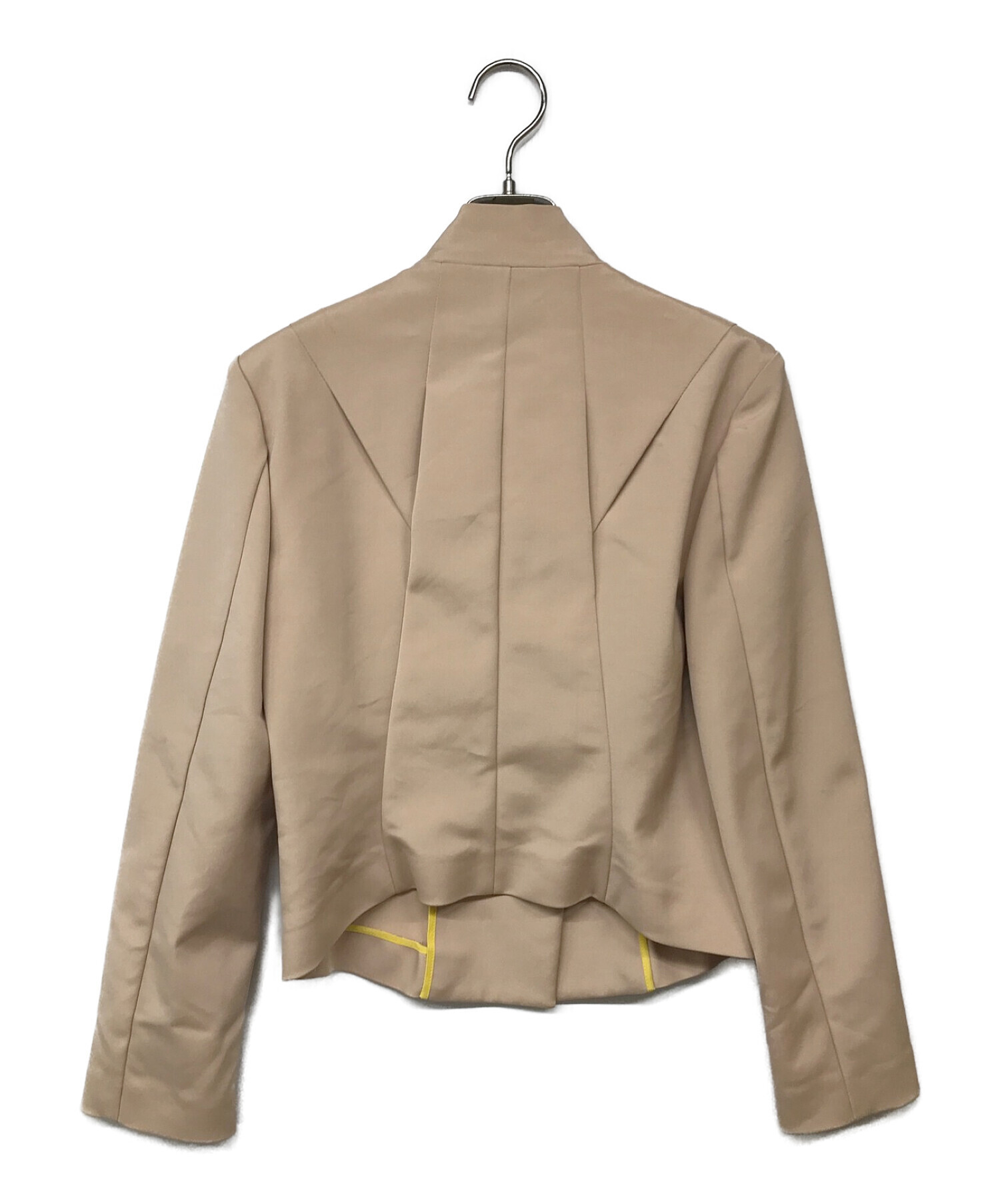 メンズISSEY MIYAKE (イッセイミヤケ) 2Bジャケット ベージュ サイズ:2 テーラードジャケット