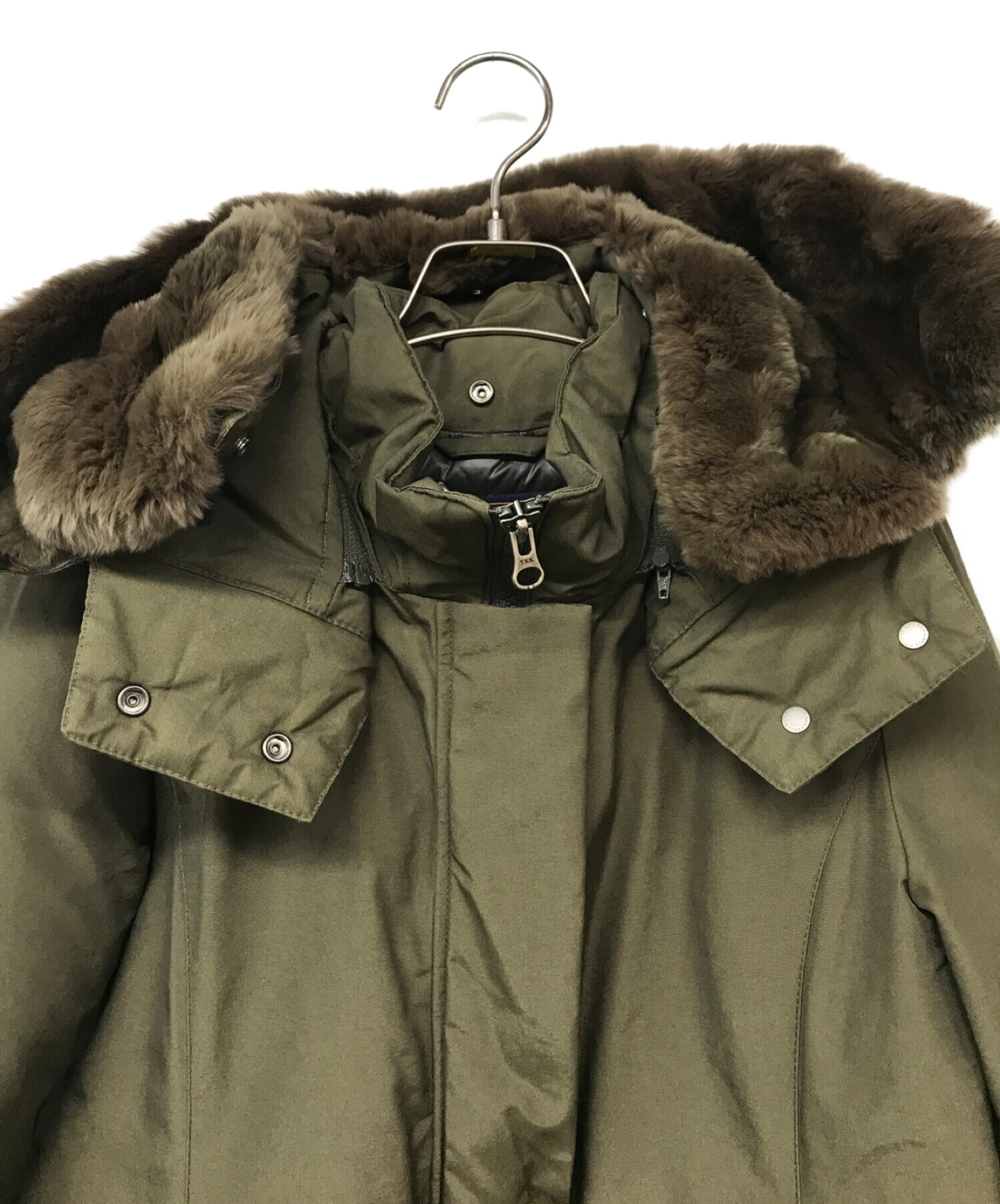 中古・古着通販】WOOLRICH (ウールリッチ) ダウンコート カーキ サイズ