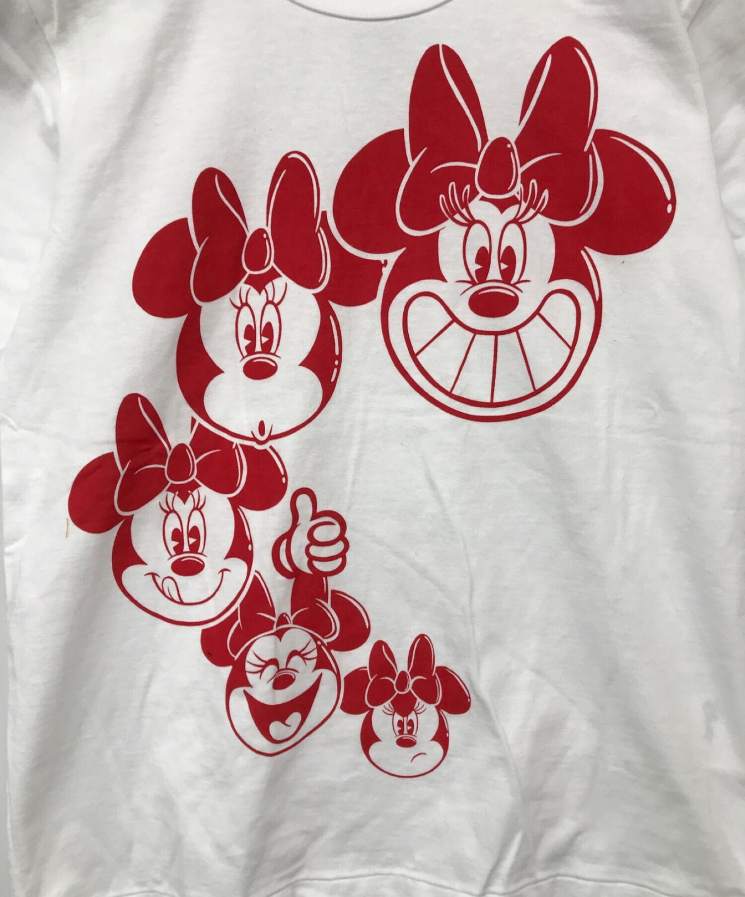 COMME des GARCONS GIRL (コムデギャルソンガール) DISNEY (ディズニー) プリントTシャツ ホワイト サイズ:S 未使用品