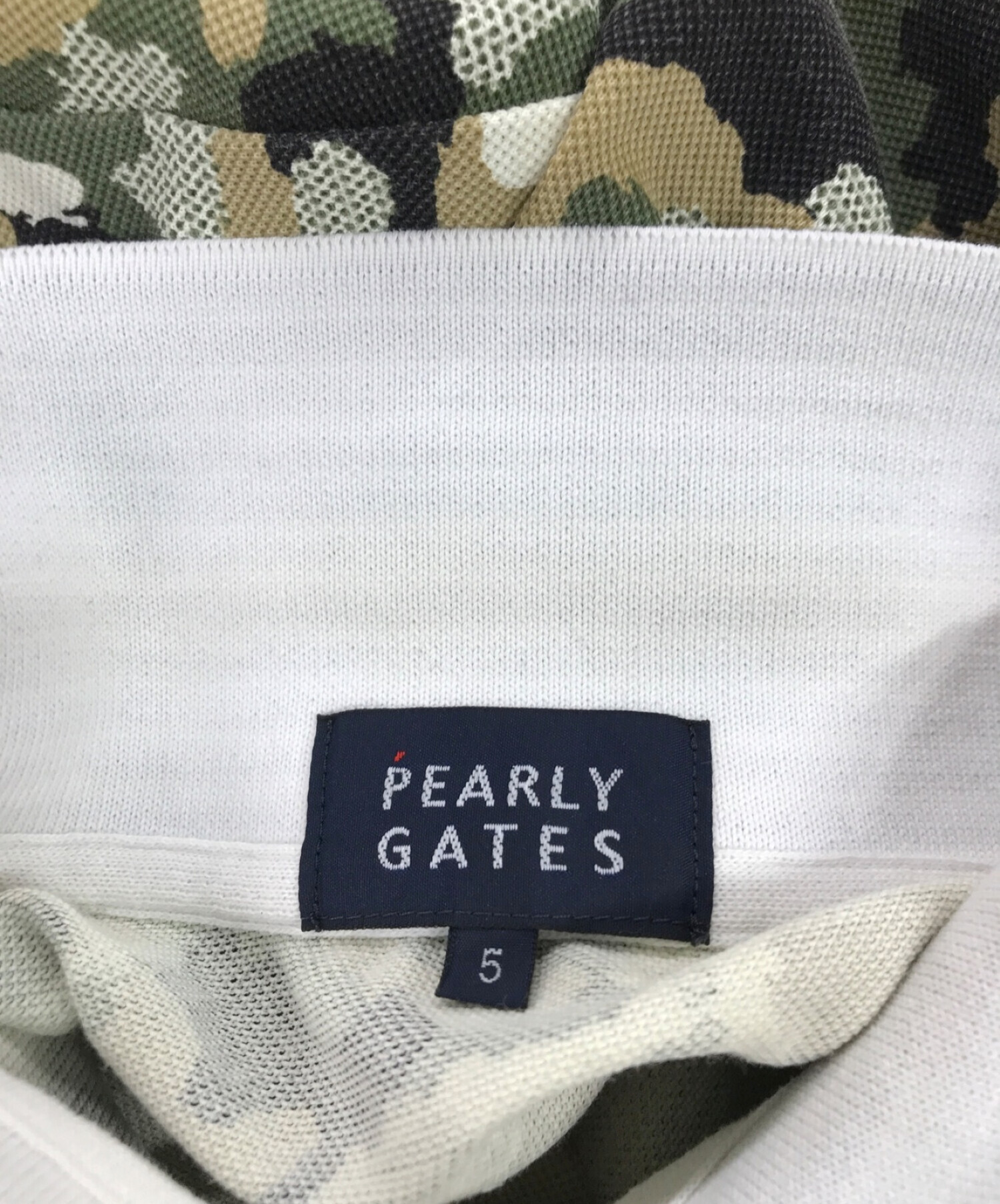 中古・古着通販】PEARLY GATES (パーリーゲイツ) ポロシャツ カーキ