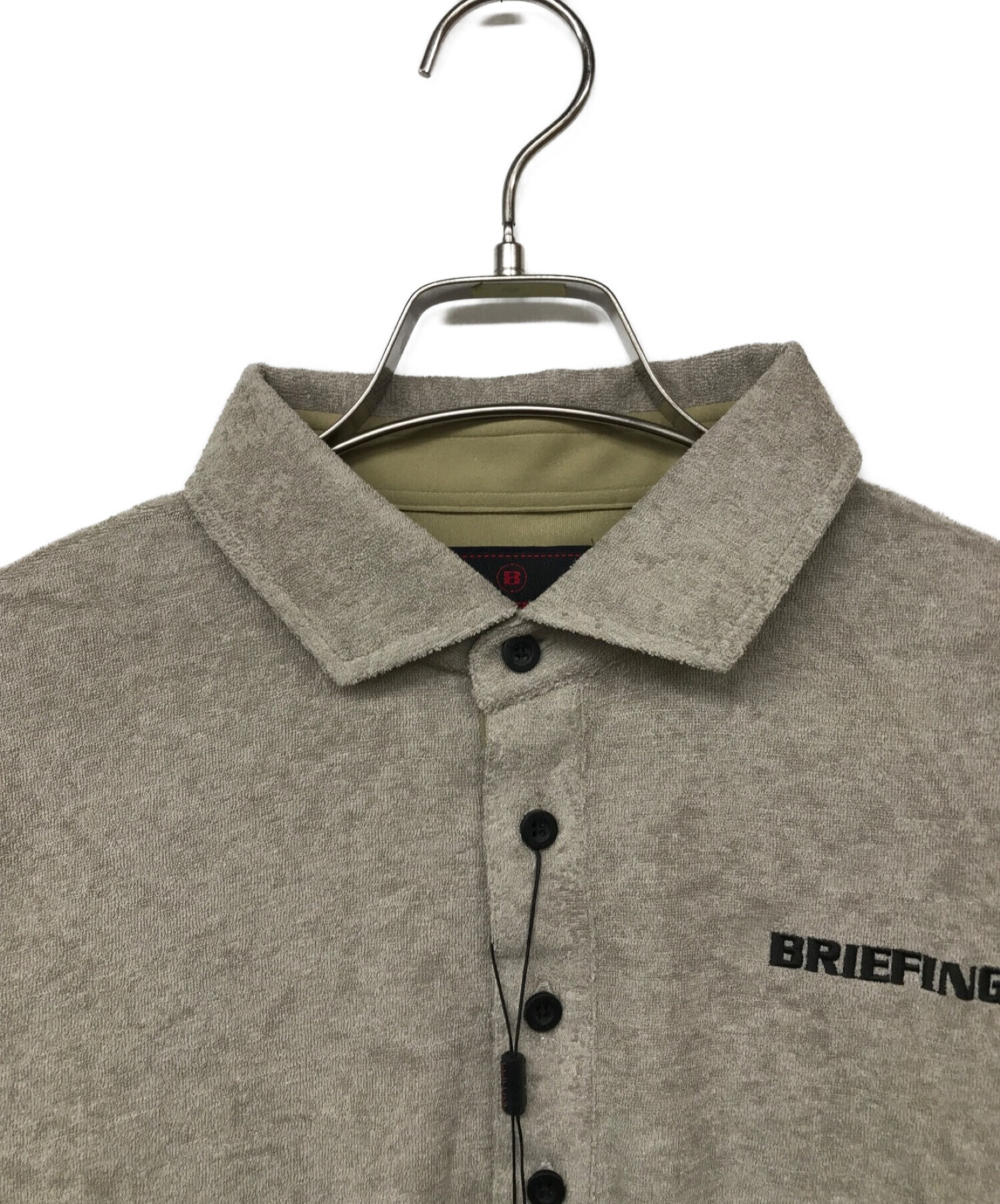 BRIEFING (ブリーフィング) MENS PILE WC SHIRT/メンズパイルWCシャツ ベージュ サイズ:L