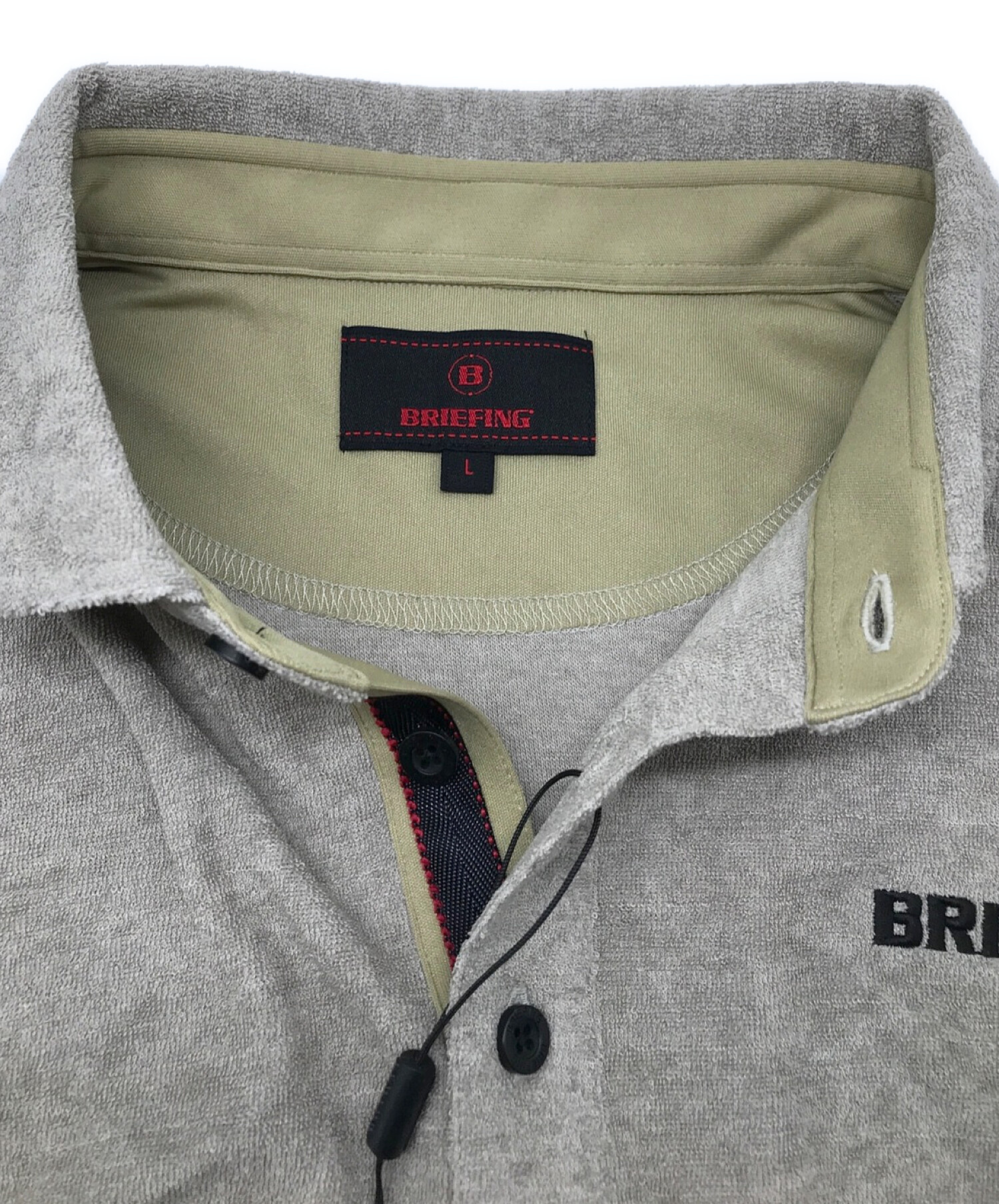 BRIEFING (ブリーフィング) MENS PILE WC SHIRT/メンズパイルWCシャツ ベージュ サイズ:L