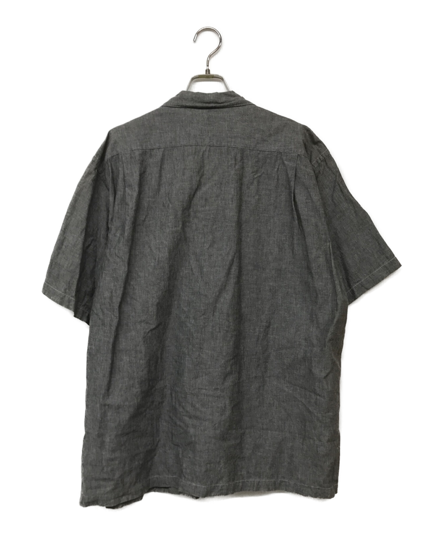 COMME des GARCONS HOMME (コムデギャルソン オム) オープンカラーシャツ グレー サイズ:不明