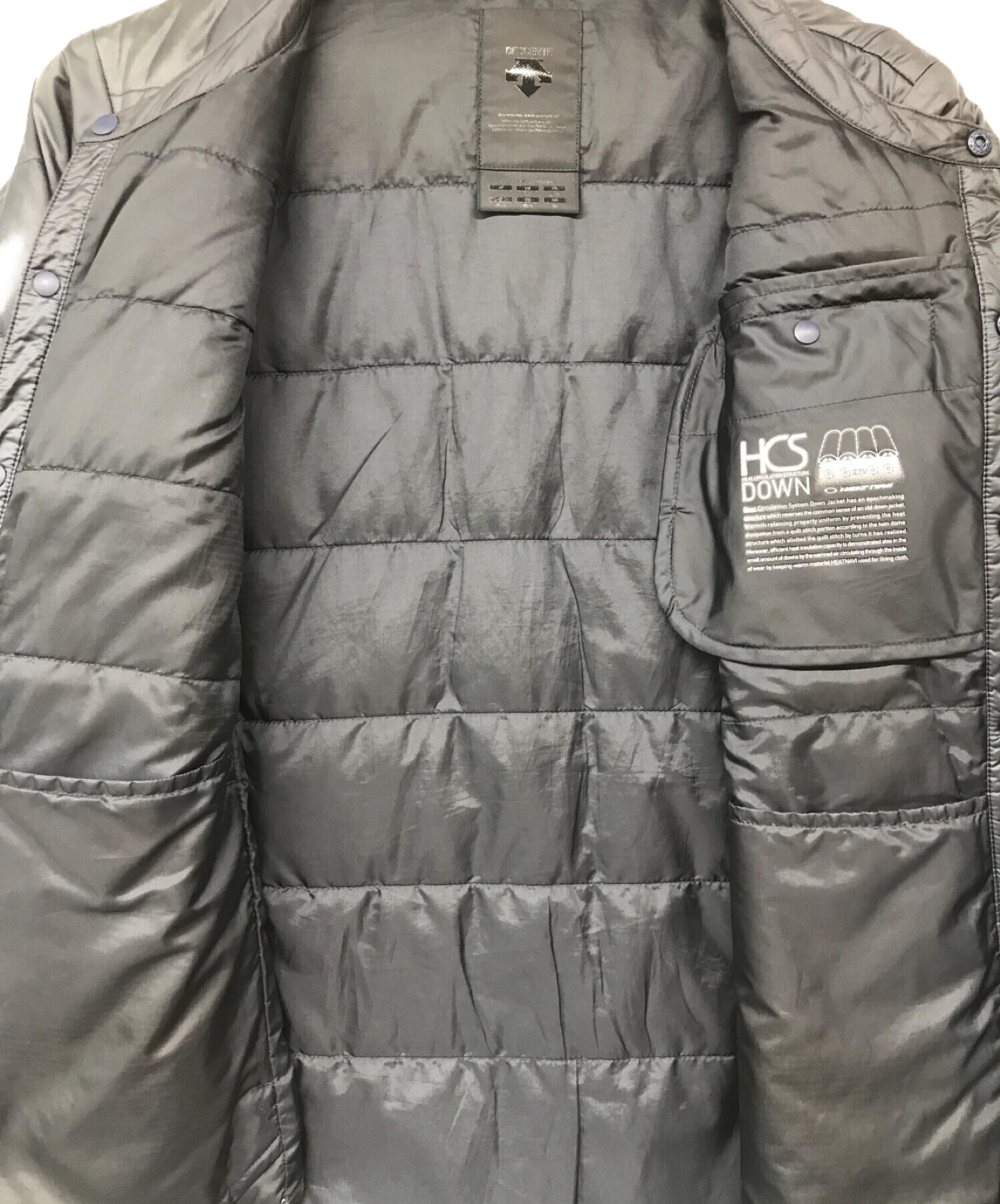 中古・古着通販】DESCENTE (デサント) インナーライトダウンジャケット 