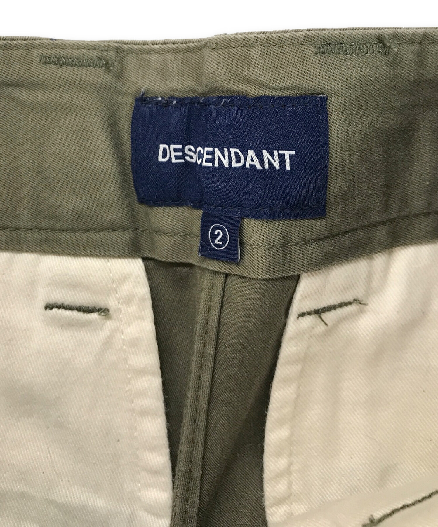 中古・古着通販】DESCENDANT (ディセンダント) チノパン カーキ サイズ