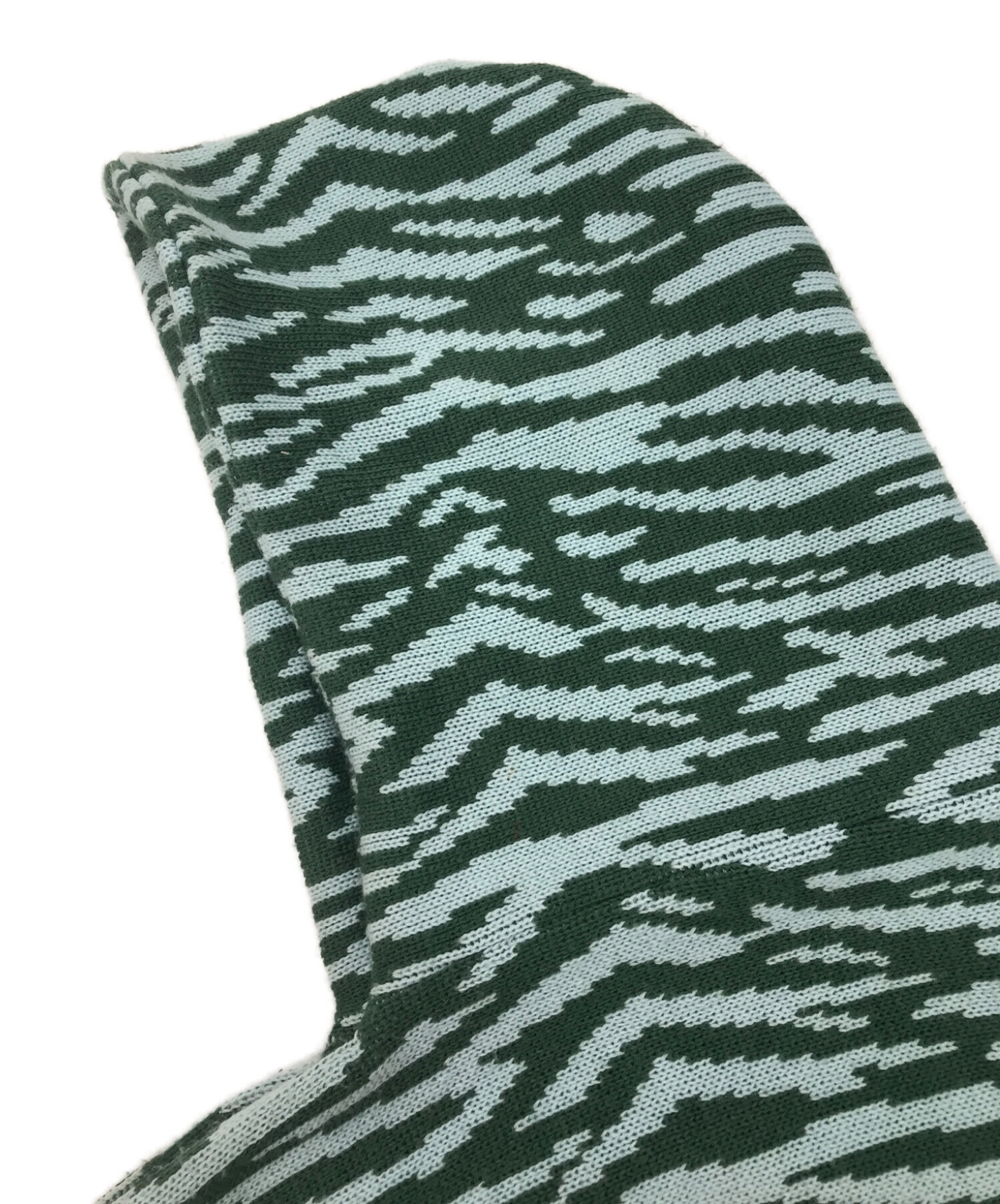 BoTT (ボット) Zebra Hood Scarf/ゼブラフードスカーフ グリーン