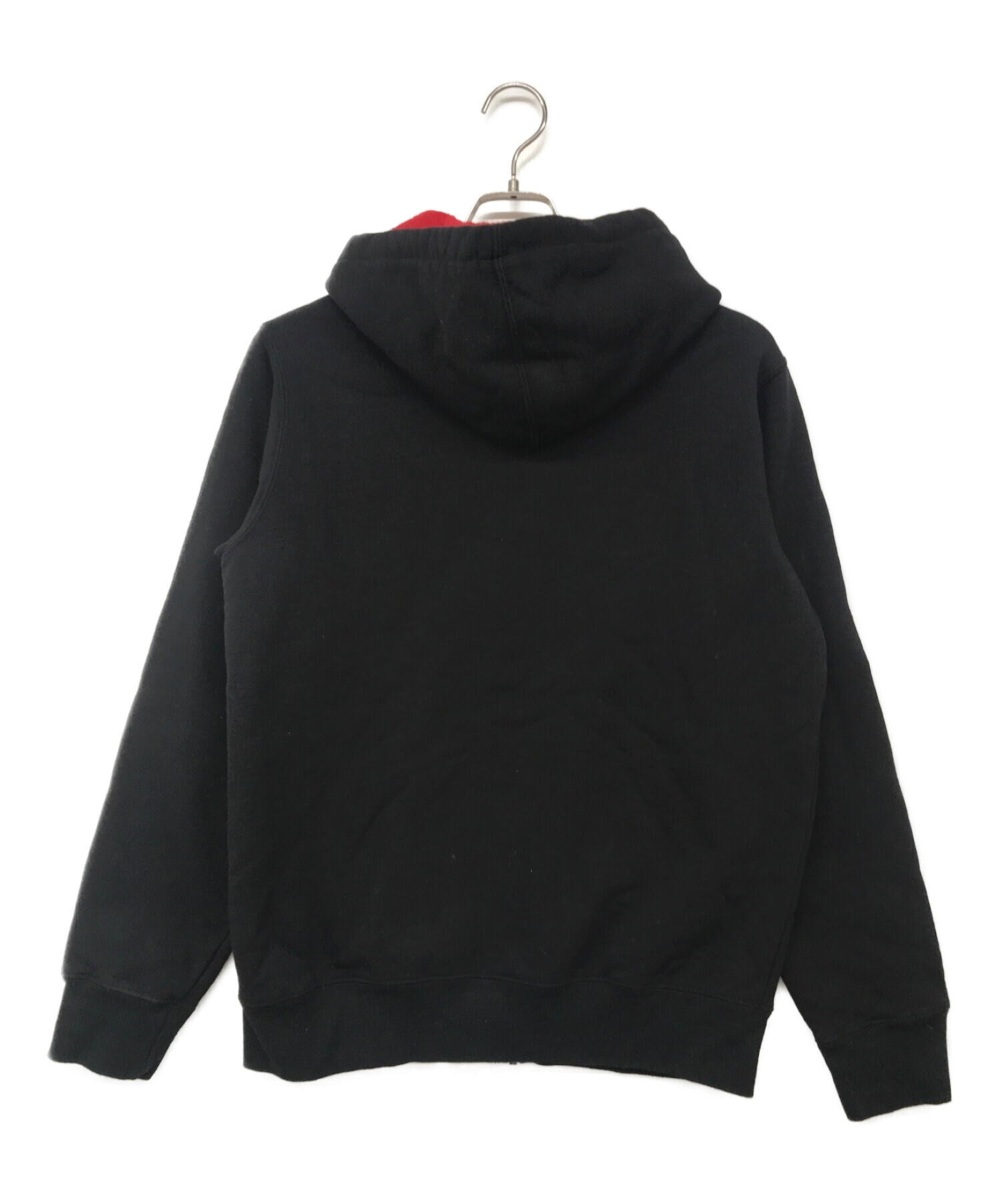 SUPREME (シュプリーム) Contrast Zip Up Hooded/コントラストジップアップフーデッド ブラック サイズ:S