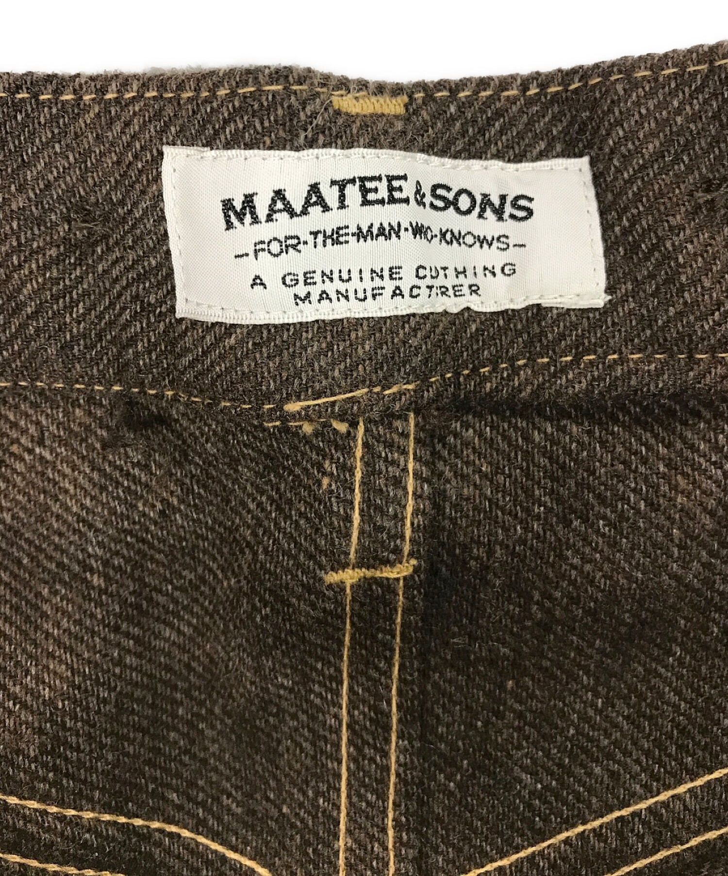 中古・古着通販】MAATEE&SONS (マーティーアンドサンズ) Military