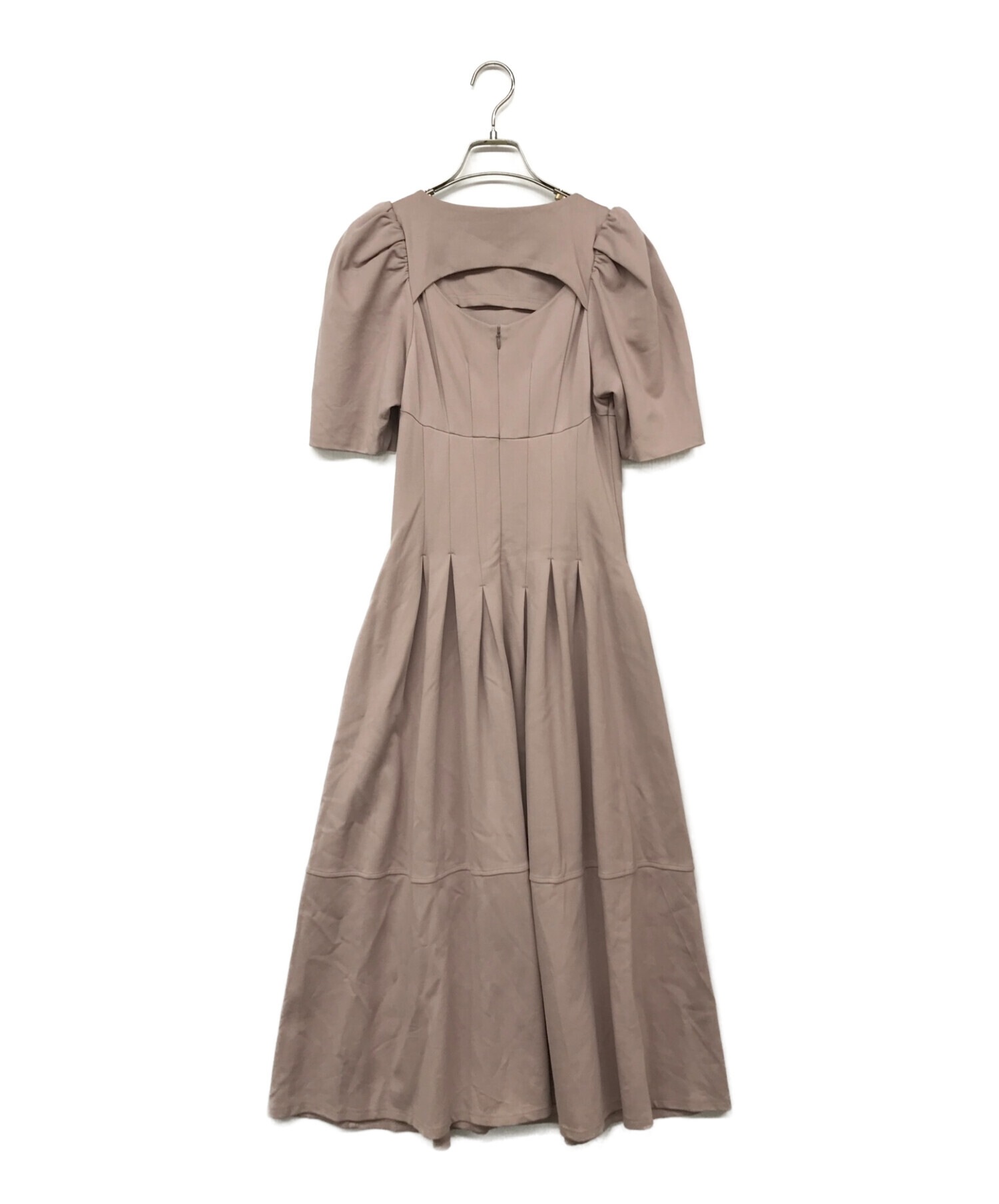 HER LIP TO (ハーリップトゥ) Marylebone Short-Sleeve Dress/メアリルボーンショートスリーブドレス ピンク  サイズ:M