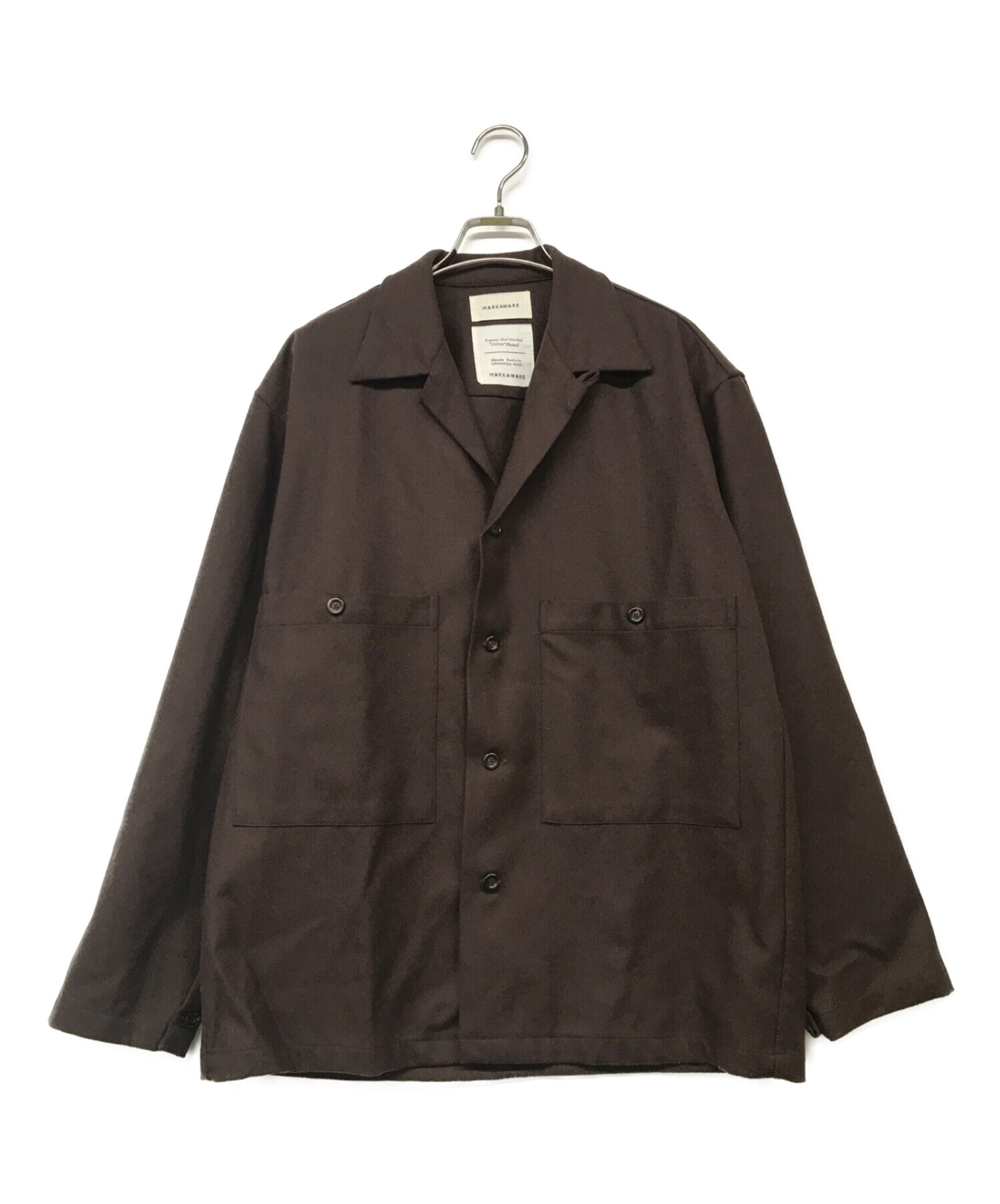 中古・古着通販】MARKAWARE (マーカウェア) CPO SHIRTS ORGANIC WOOL