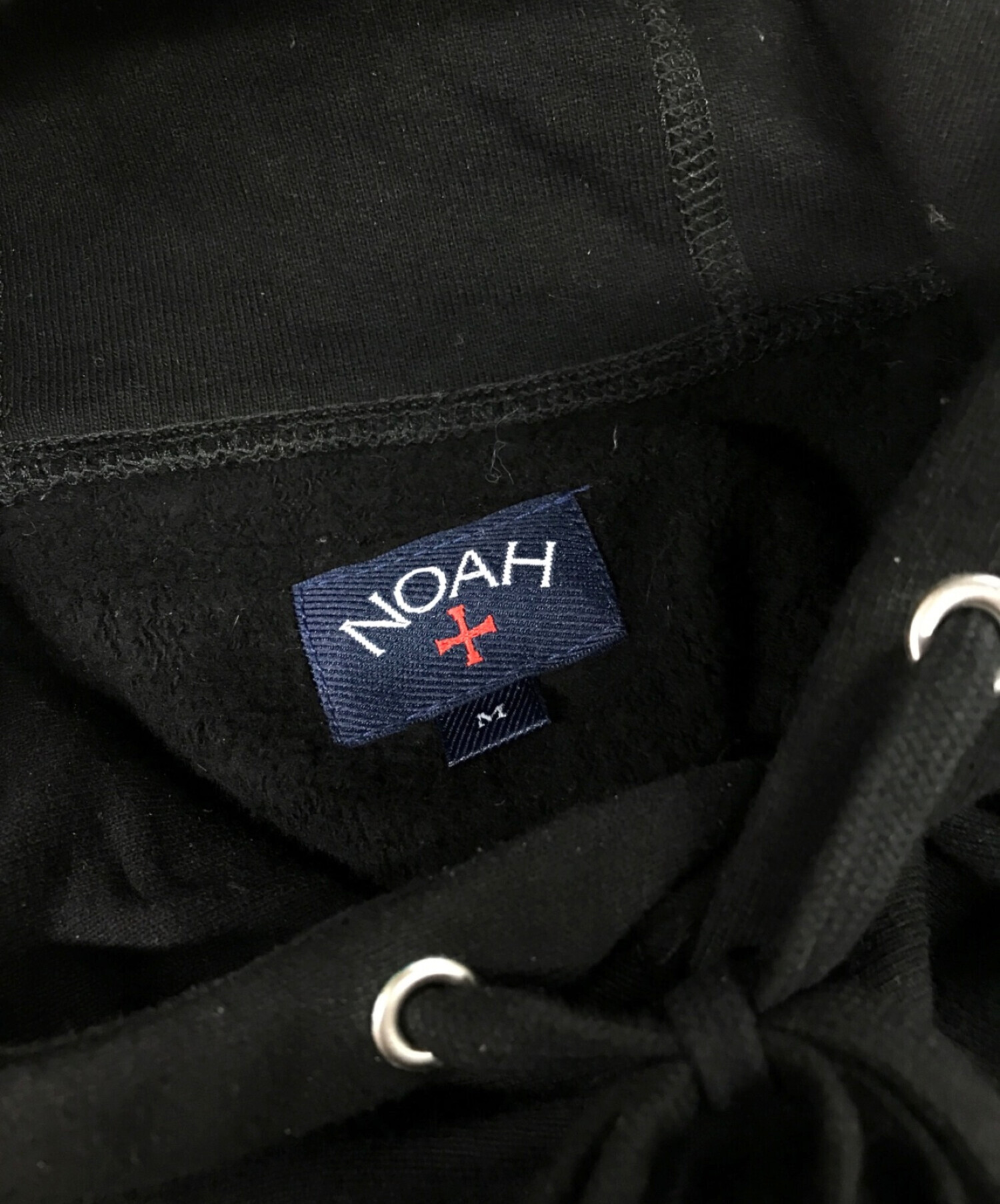 中古・古着通販】Noah (ノア) cheetah logo hoodie ブラック サイズ:M