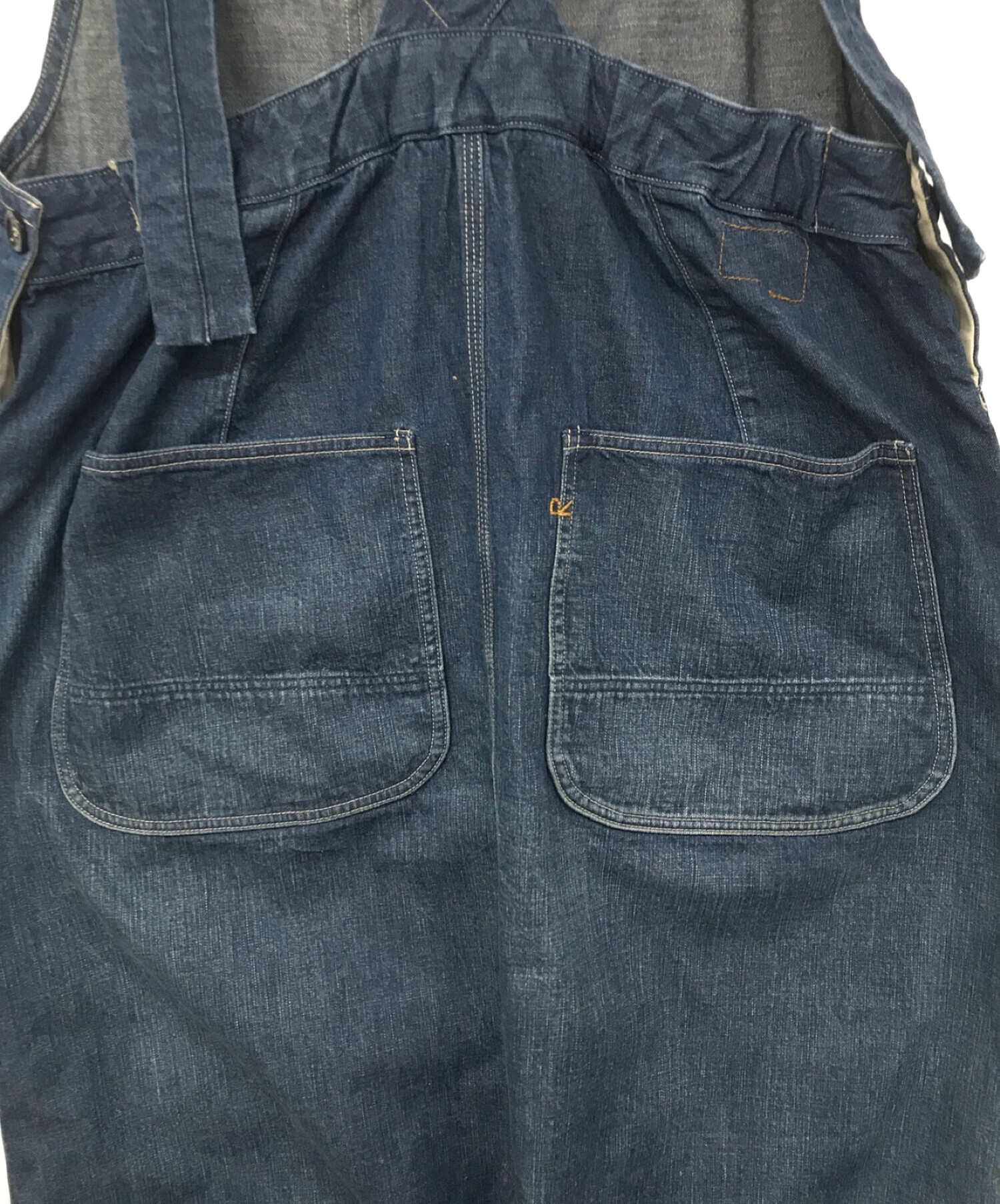 45R (フォーティーファイブアール) 麦デニムのオーバースカート（重） インディゴ サイズ:表記無し