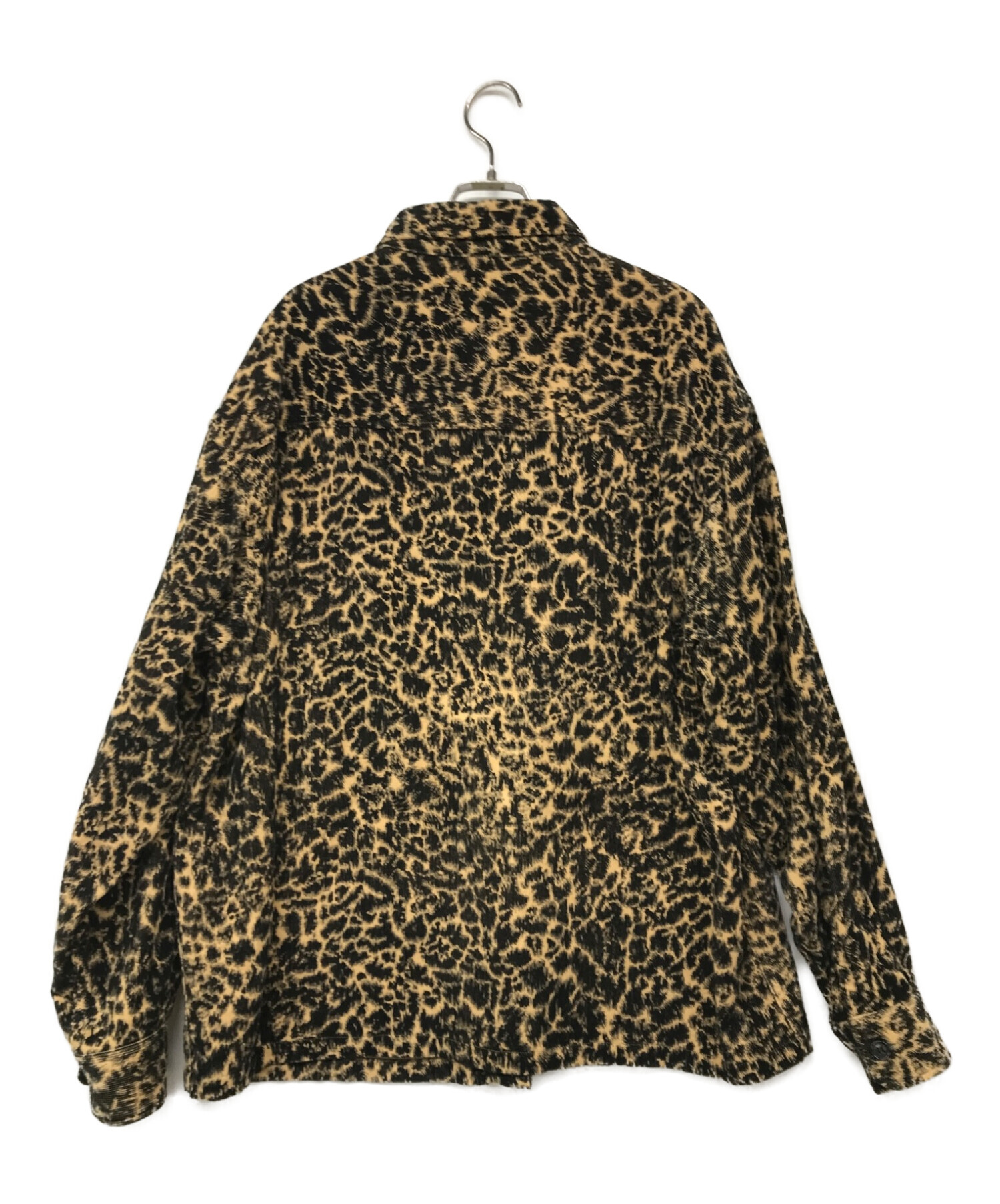COOTIE PRODUCTIONS (クーティープロダクツ) Corduroy Leopard CPO Jacket ベージュ サイズ:L