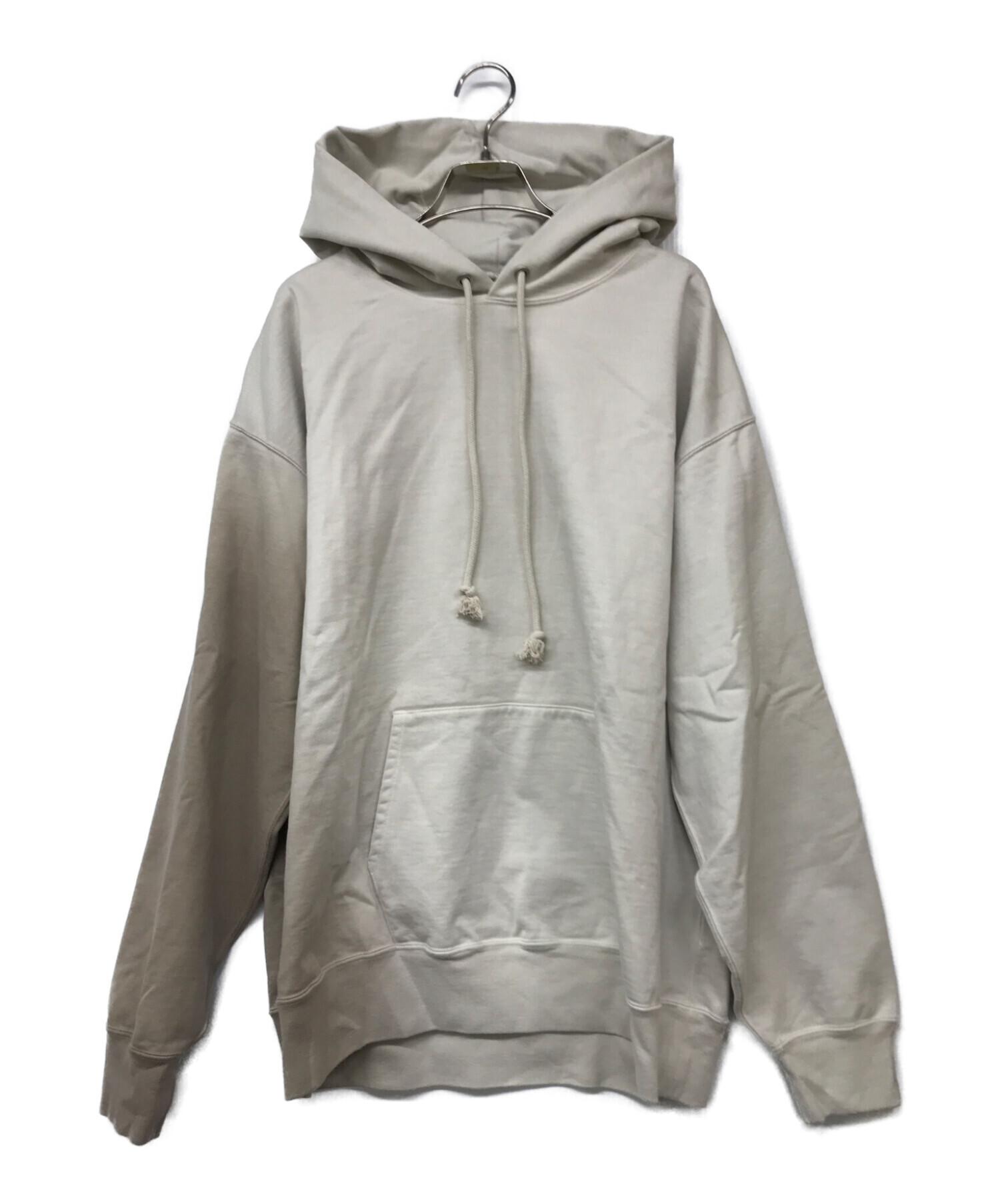 AURALEE (オーラリー) ORGANIC COTTON COMPACT GRADATION DYED SWEAT P/O PK ベージュ  サイズ:5