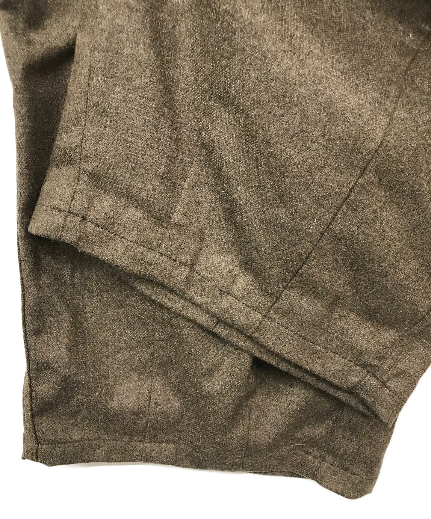 中古・古着通販】is-ness (イズネス) WOOL BALLOON EZ PANTS ブラウン サイズ:Free｜ブランド・古着通販  トレファク公式【TREFAC FASHION】スマホサイト