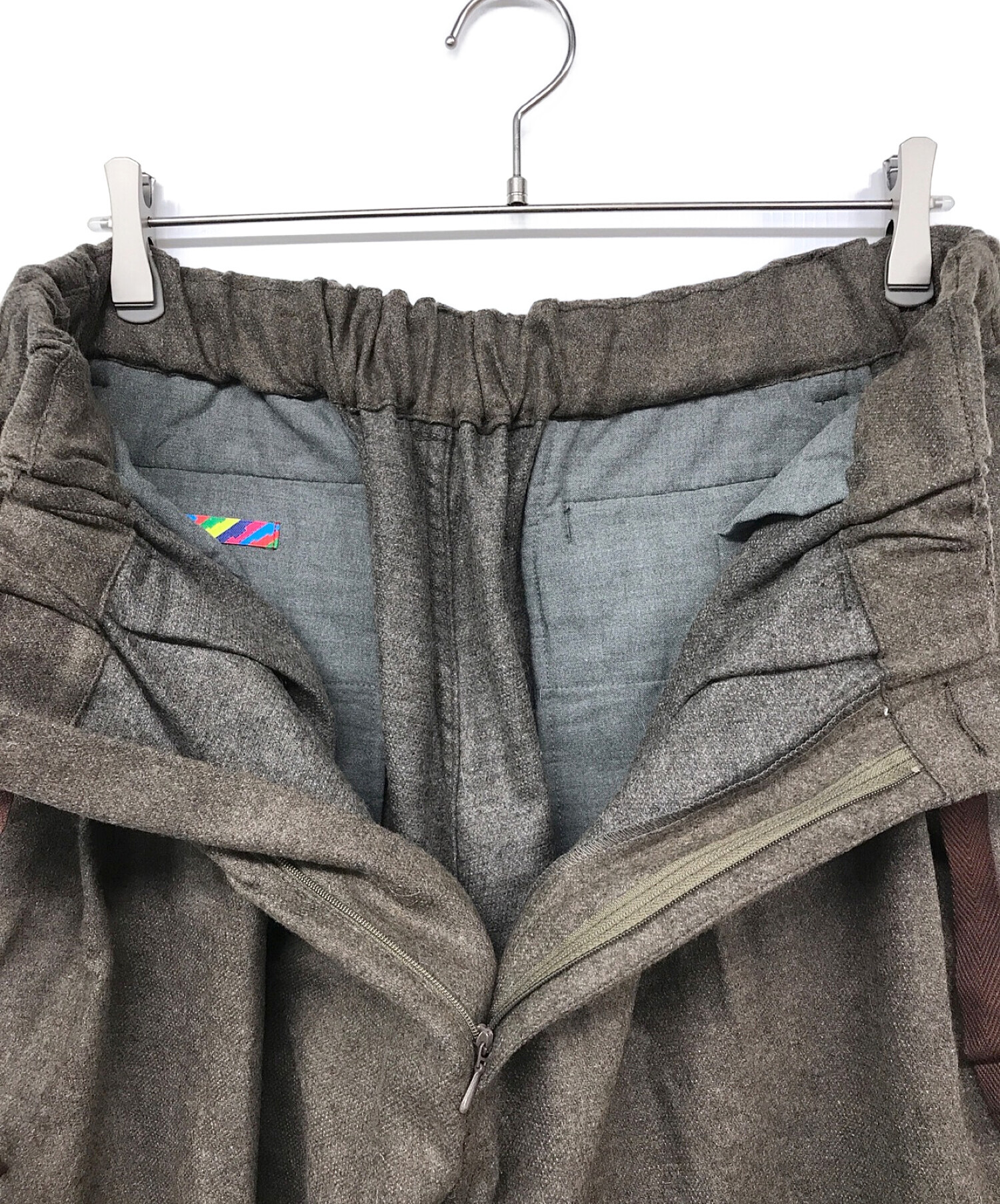 中古・古着通販】is-ness (イズネス) WOOL BALLOON EZ PANTS ブラウン サイズ:Free｜ブランド・古着通販  トレファク公式【TREFAC FASHION】スマホサイト