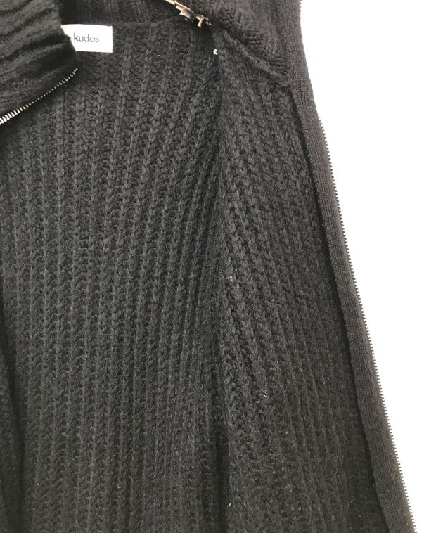 中古・古着通販】kudos (クードス) XXX CARDIGAN ブラック サイズ:Free