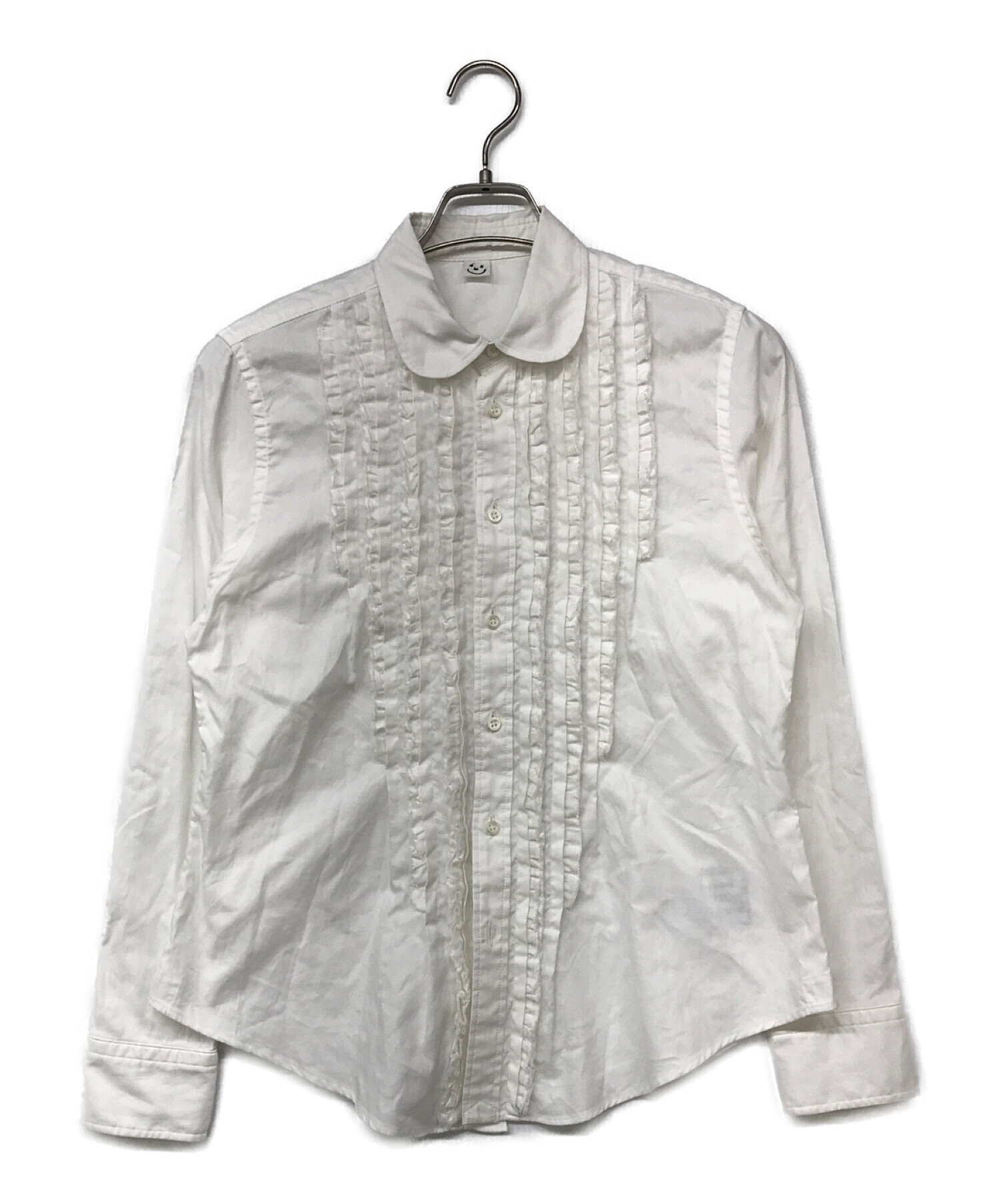 45R (フォーティーファイブアール) 薄オックスのプティローファーシャツ ホワイト サイズ:2