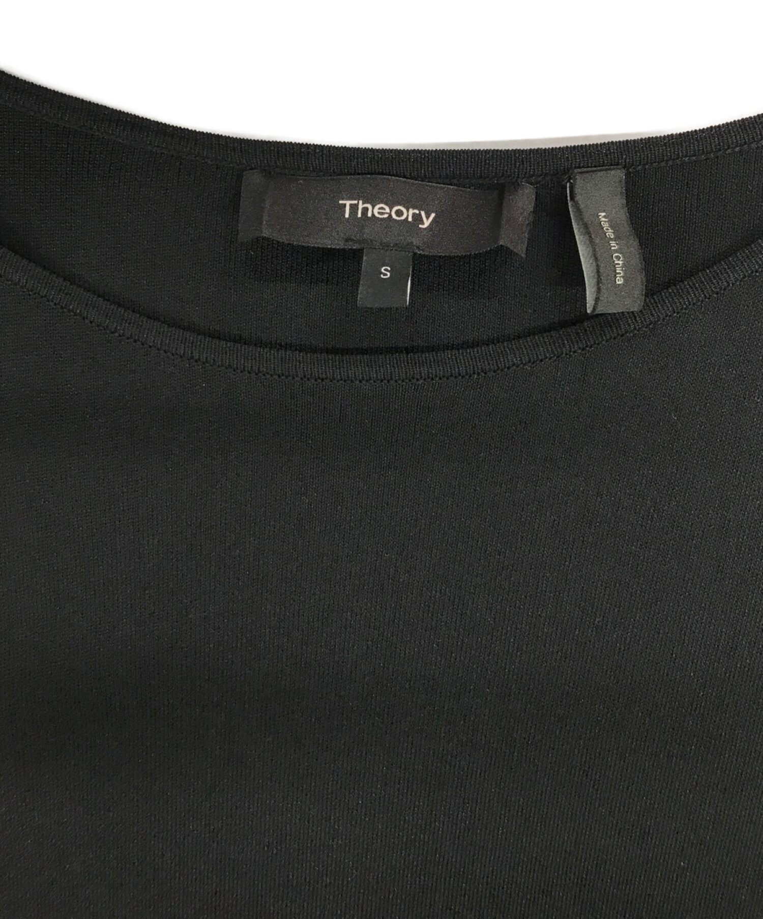 中古・古着通販】theory (セオリー) 切り替えワンピース ブラック